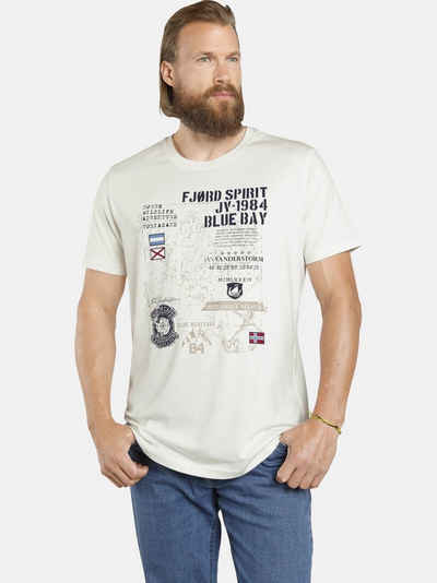 Jan Vanderstorm T-Shirt »VALTERI« weiches Baumwollshirt