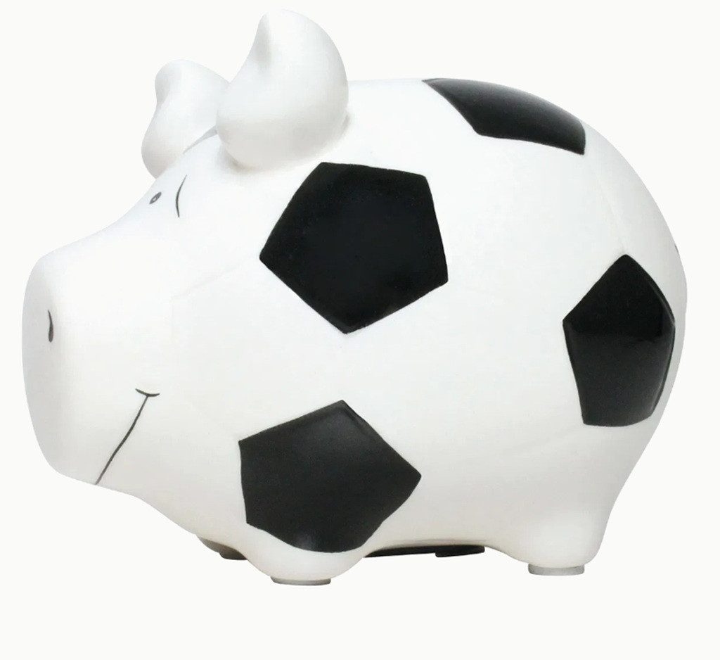 Sparschwein Company Spardose Sparschwein Company Spardose "Fußball" Keramik B12,5xH9xT9