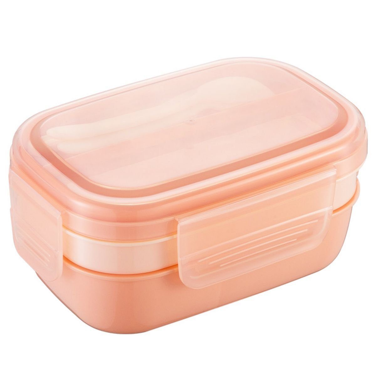 DOPWii Frischhaltedose Auslaufsichere, mehrschichtige Lunchbox, 1900 ml, für Picknicks und Familienaktivitäten, mikrowellengeeignet