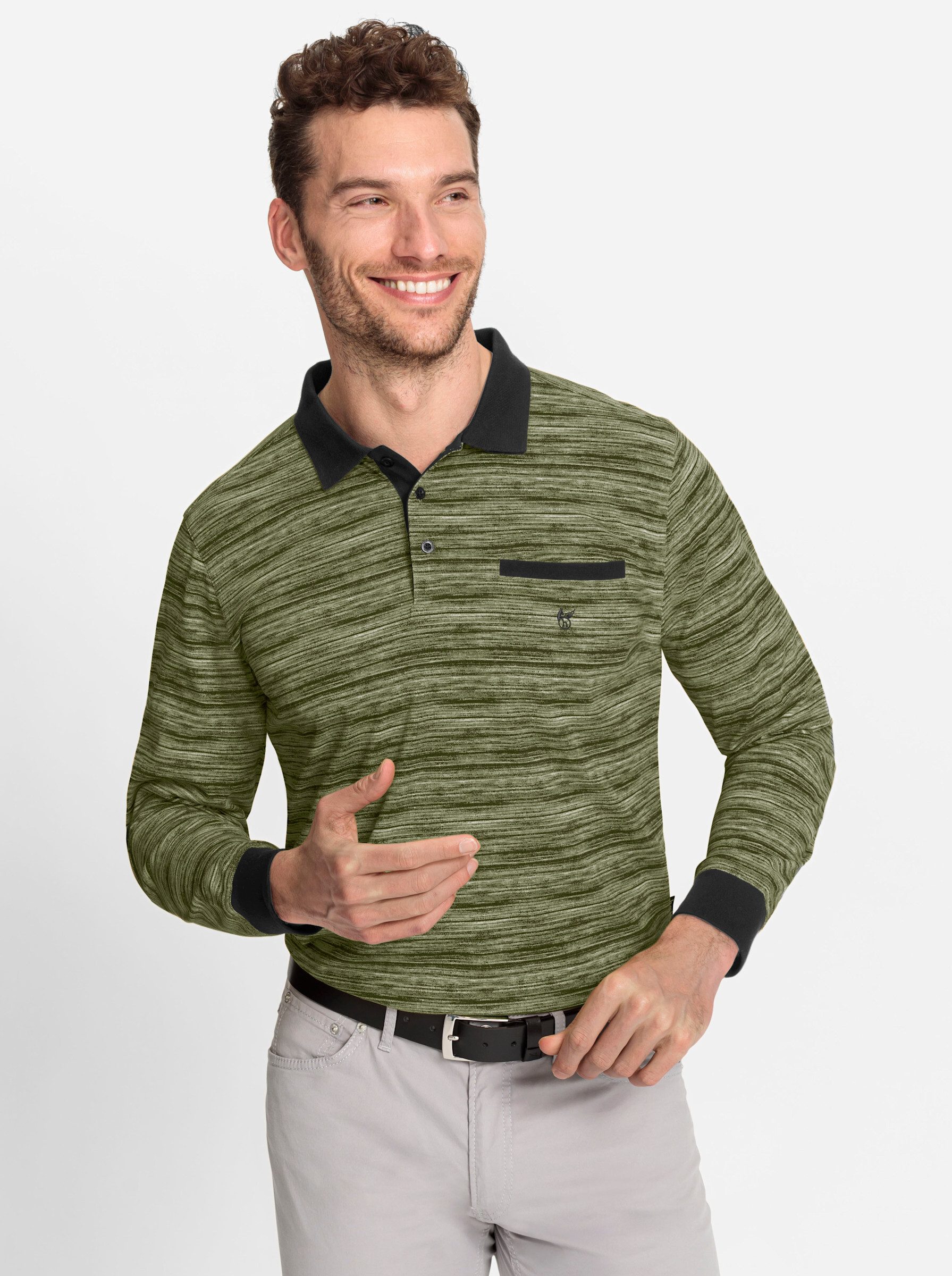 T-Shirt Langarm-Poloshirt Langarm