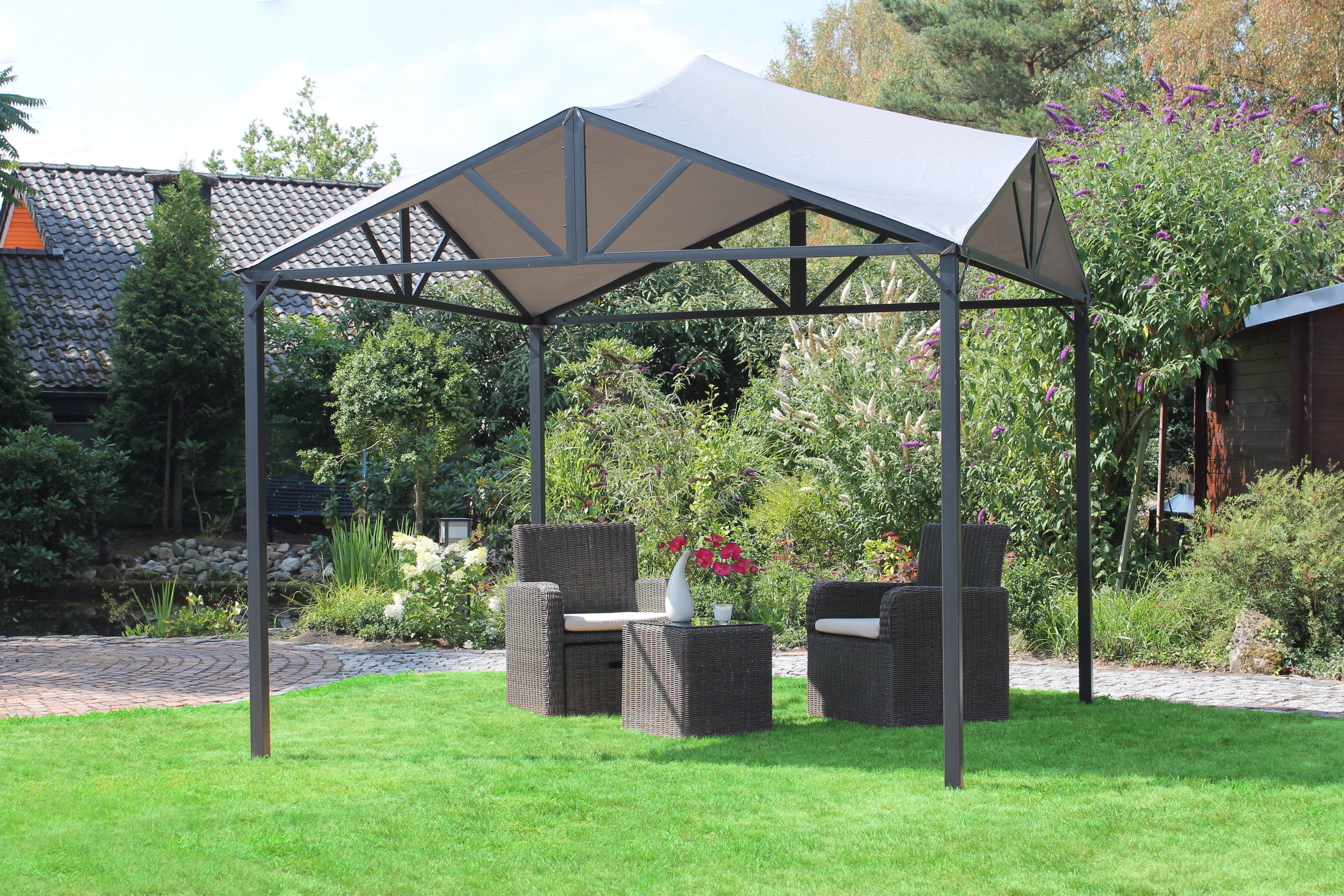 Leco Pavillon Gartenpavillon Jule Designer Zelt Pavillion wetterfest