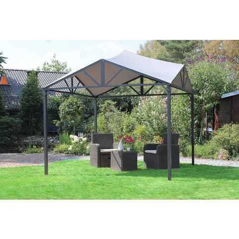 Leco Pavillon Gartenpavillon Jule Designer Zelt Pavillion wetterfest, BxT: 300x300 cm