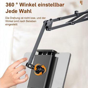 Welikera Tablet-Ständer für Bett, Handy Halterung 360° Drehbarer, verstellbar Tablet-Halterung