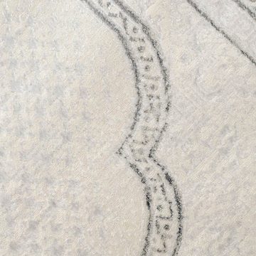 Teppich Modern-klassischer Teppich dezent orientalisches Design grau, Teppich-Traum, rechteckig, Höhe: 5 mm