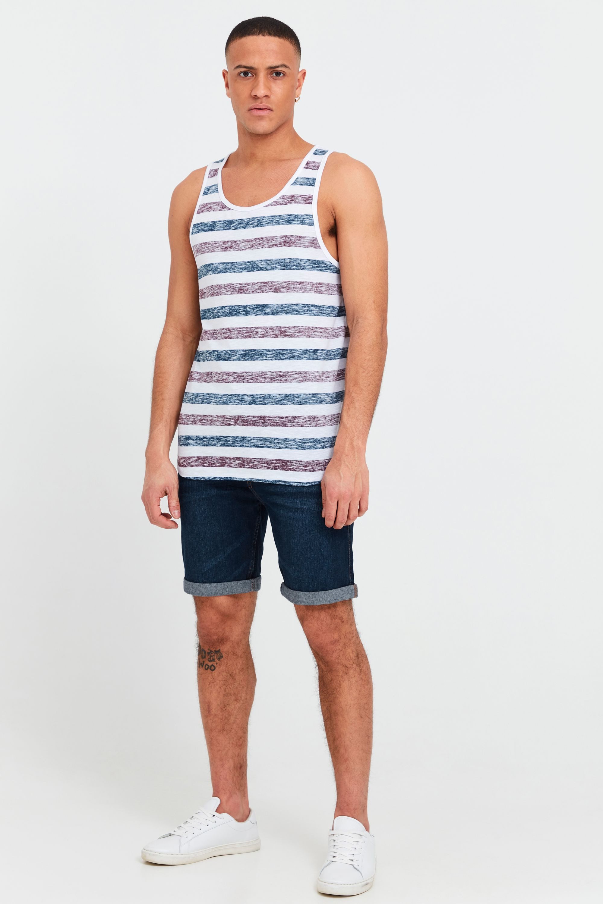 Indicode Jeansshorts IDQuincy Kurze Hose mit Gürtel