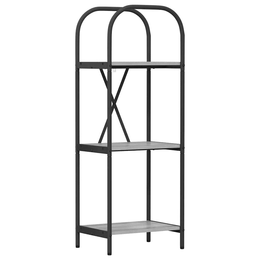 vidaXL Bücherregal Bücherregal Graues Sonoma 40 x 30 x 109 cm Holzwerkstoff, 1-tlg.