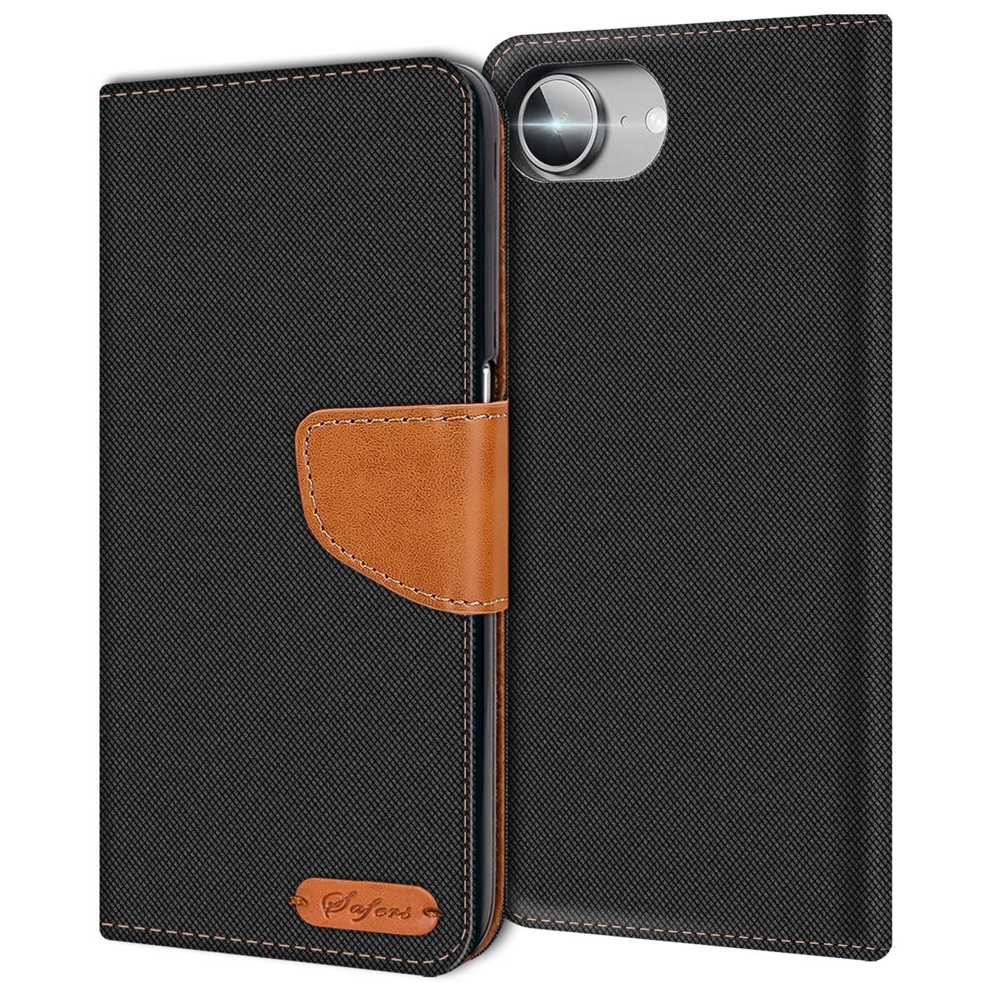 CoolGadget Handyhülle Denim Schutzhülle Flip Case für iPhone 17e / iPhone 16e 6,1 Zoll, Book Cover Handy Tasche Hülle für iPhone 16e Klapphülle