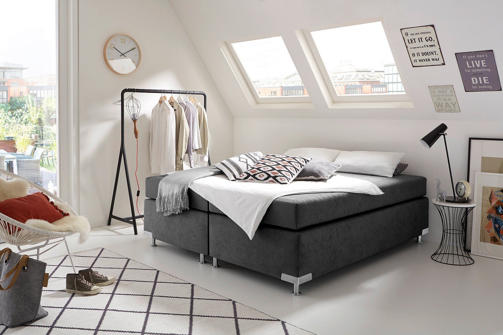 Westfalia Schlafkomfort Boxspringbett Holland, ohne Kopfteil, günstig online kaufen