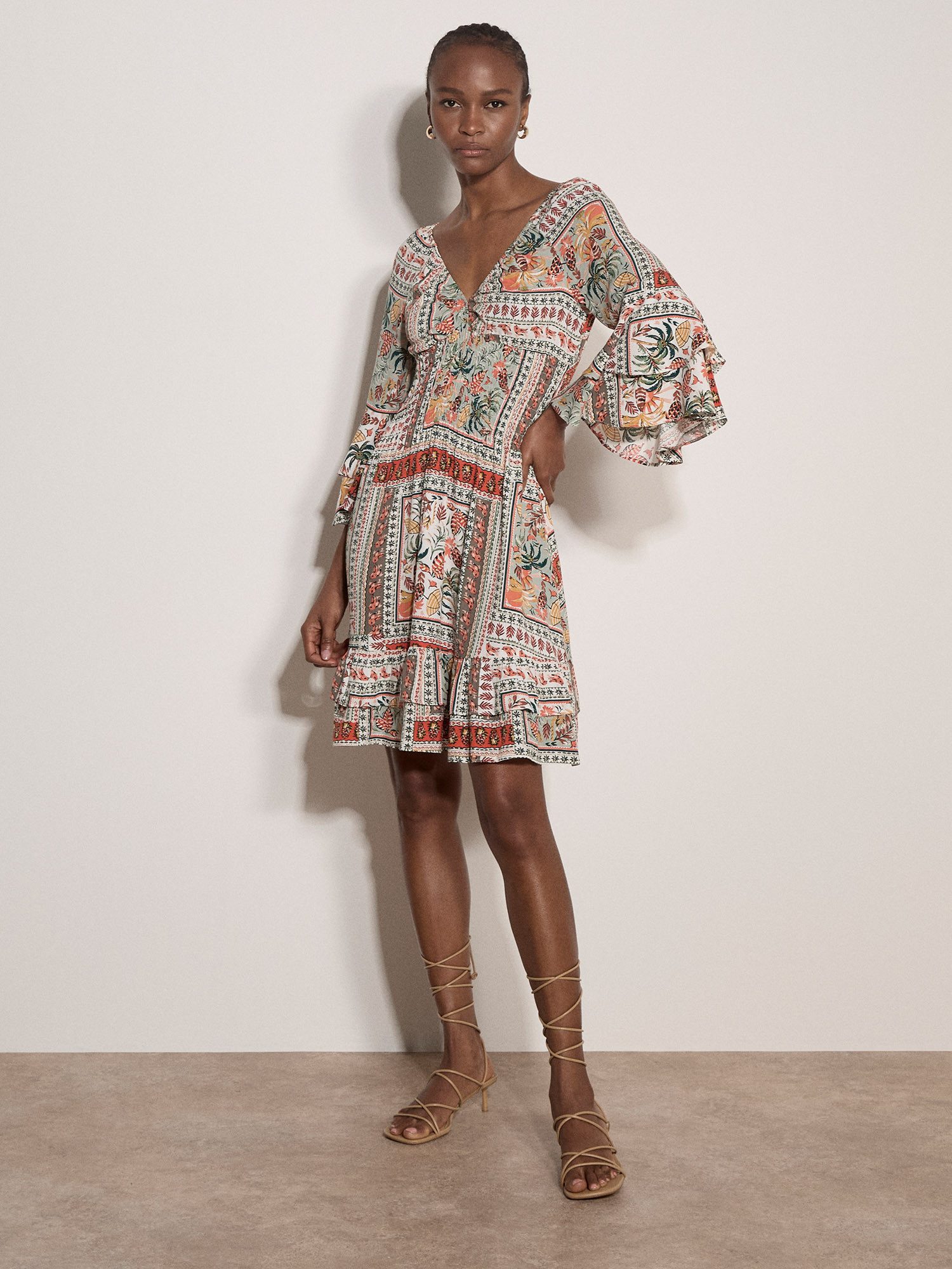 Minikleid Patchwork Minikleid