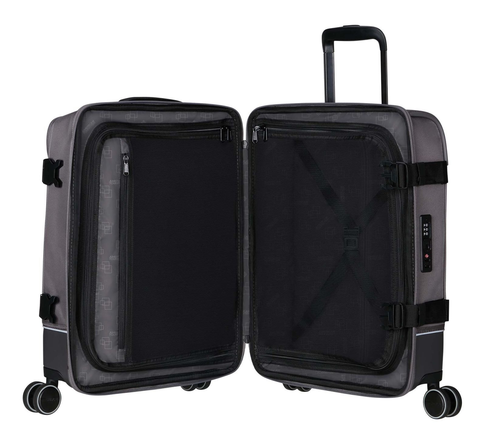 American Tourister® Weichgepäck-Trolley Spinner TSA, 4 Rollen