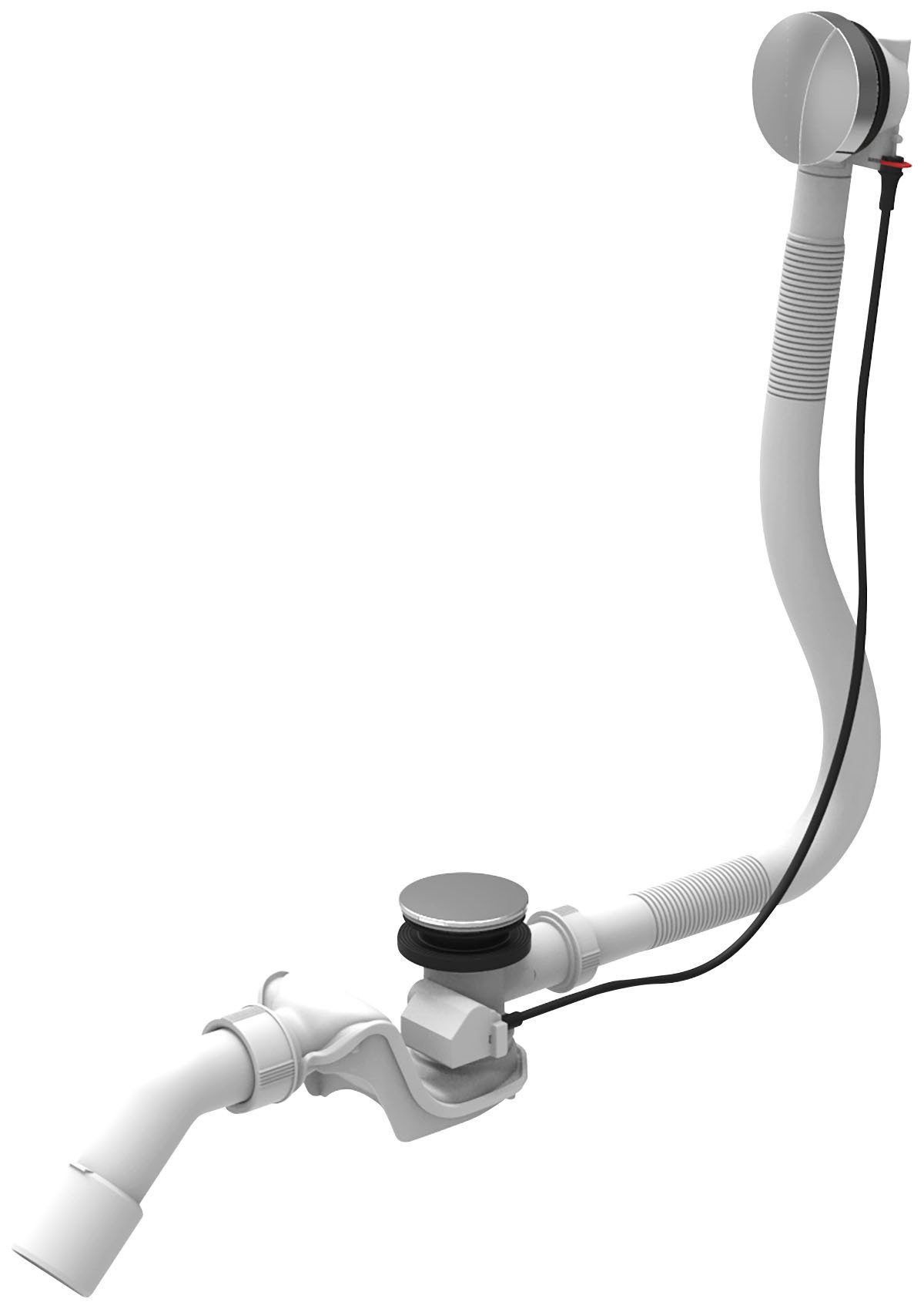 OTTOFOND Einbauwanne Körperformwanne, (Set, 4-tlg), 170x75 cm, mit Wannenträger, Ablaufgarnitur und Fugendichtband – Bild 5 von 5