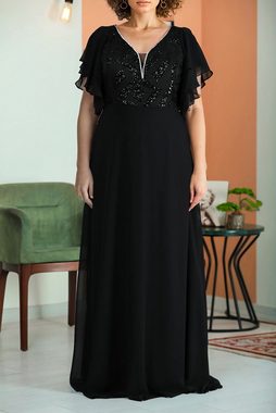 Modabout Abendkleid Langes Maxikleid Hochzeitskleid für Damen - NELB0553D9827SYH (1-tlg)