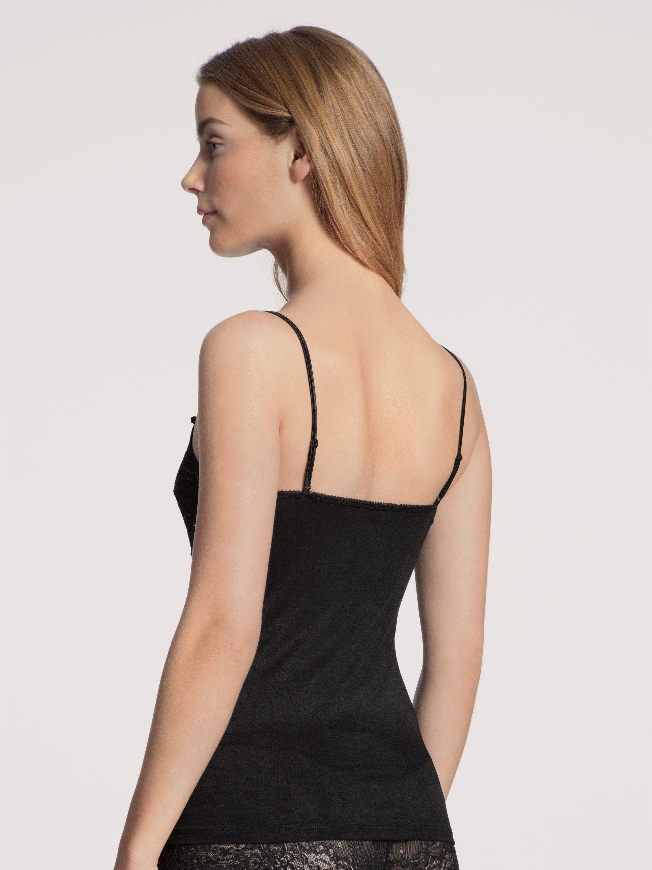 CALIDA Spaghettitop Sensual Secrets Damen (1-tlg) geschmeidig, mit zarter Spitze und eleganter Optik – Bild 4 von 5