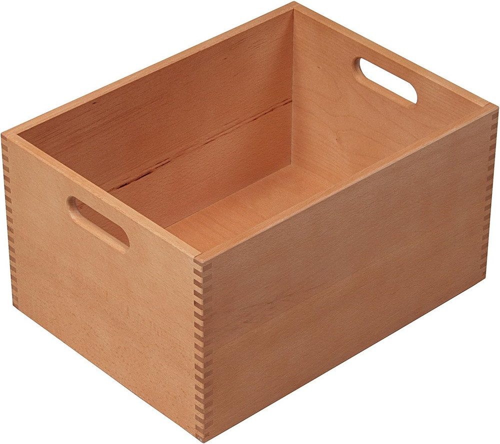 KESPER® Allzweckkiste Aufbewahrungsbox Staukiste Obstkiste Buchenholz 40x30x20 (1 St), Buchenholz