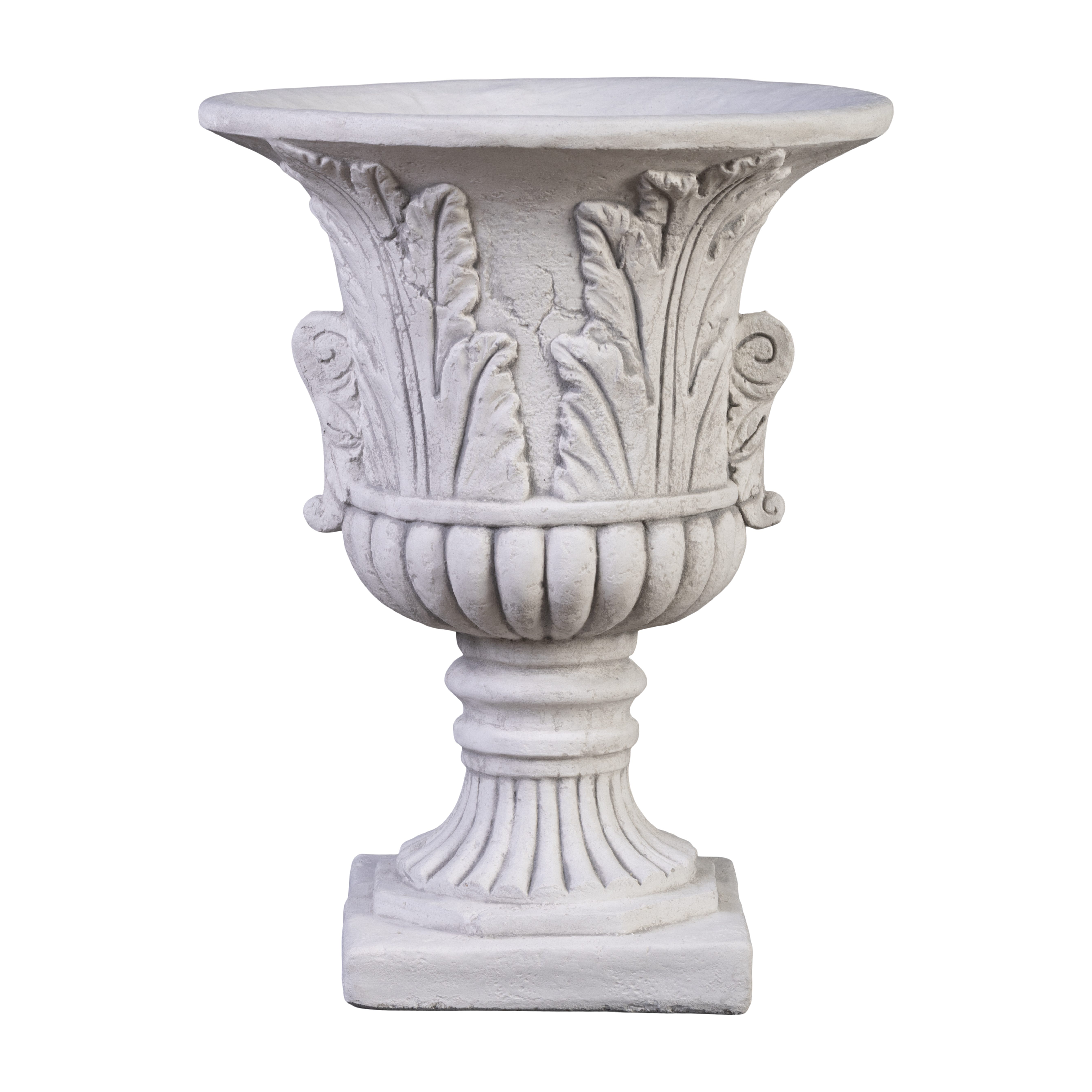 gartendekoparadies.de Pflanzkübel Blumenvase im antiken Look Pflanzgefäß, H. 46 cm, 7 Liter, 20 kg, Frostsicher