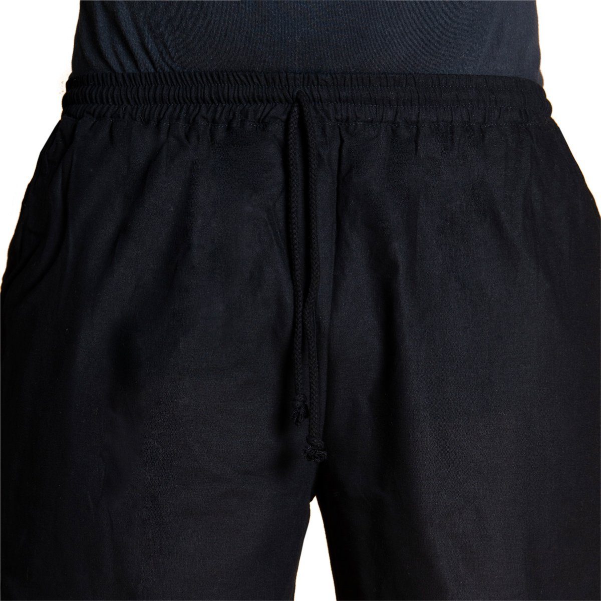 PANASIAM Stoffhose E-Pants leichte Unisex Bundhose aus weicher Baumwolle für Damen und Herren Freizeithose mit Tunnelzug Relaxhose bequeme Sommerhose