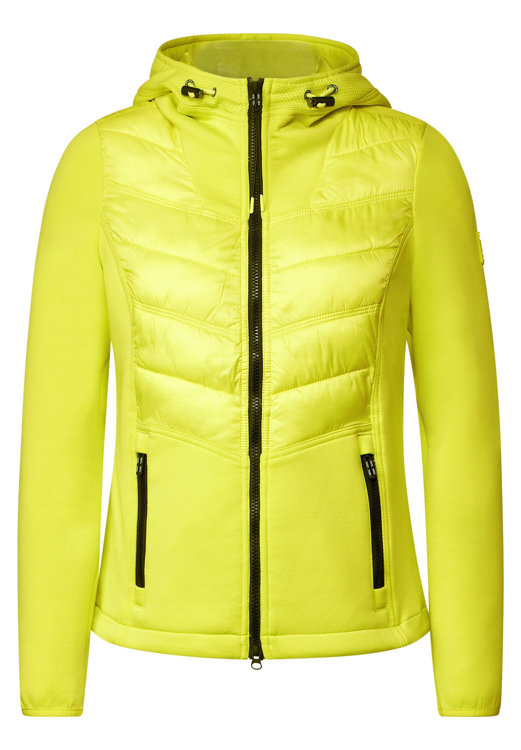Outdoorjacke Scubajacke im Materialmix