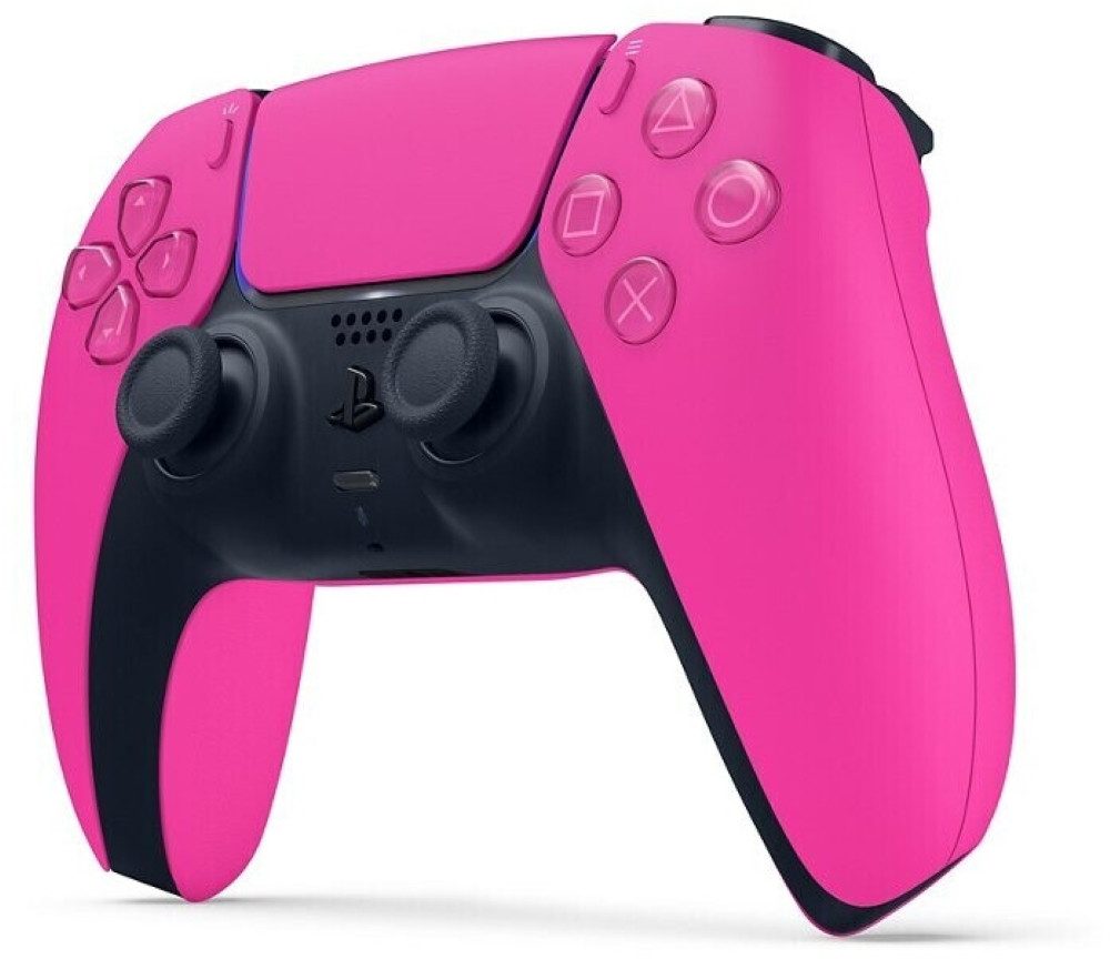 Playstation PS5 DualSense Wireless Controller Nova Pink + SA DualSense Wireless-Controller (inkl. 2x Stickabdeckung/Schutz (Farbe zufällig)