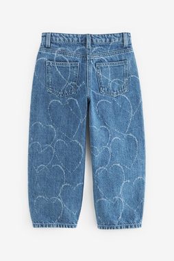 Next 5-Pocket-Jeans Ballonjeans mit Herz (1-tlg)