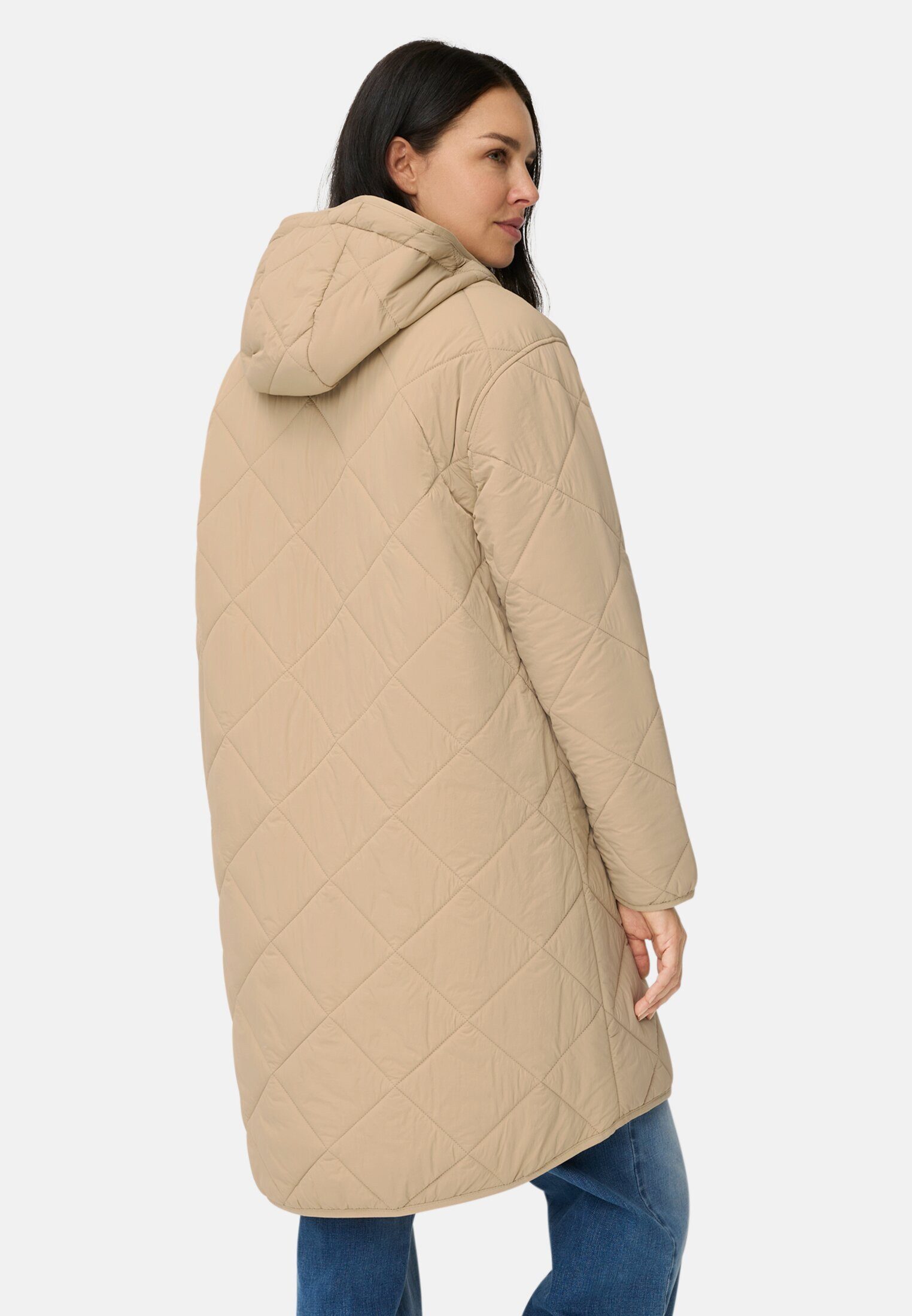 camel active Funktionsparka mit einem Zwei-Wege Reißverschluss Langarm Kapu günstig online kaufen