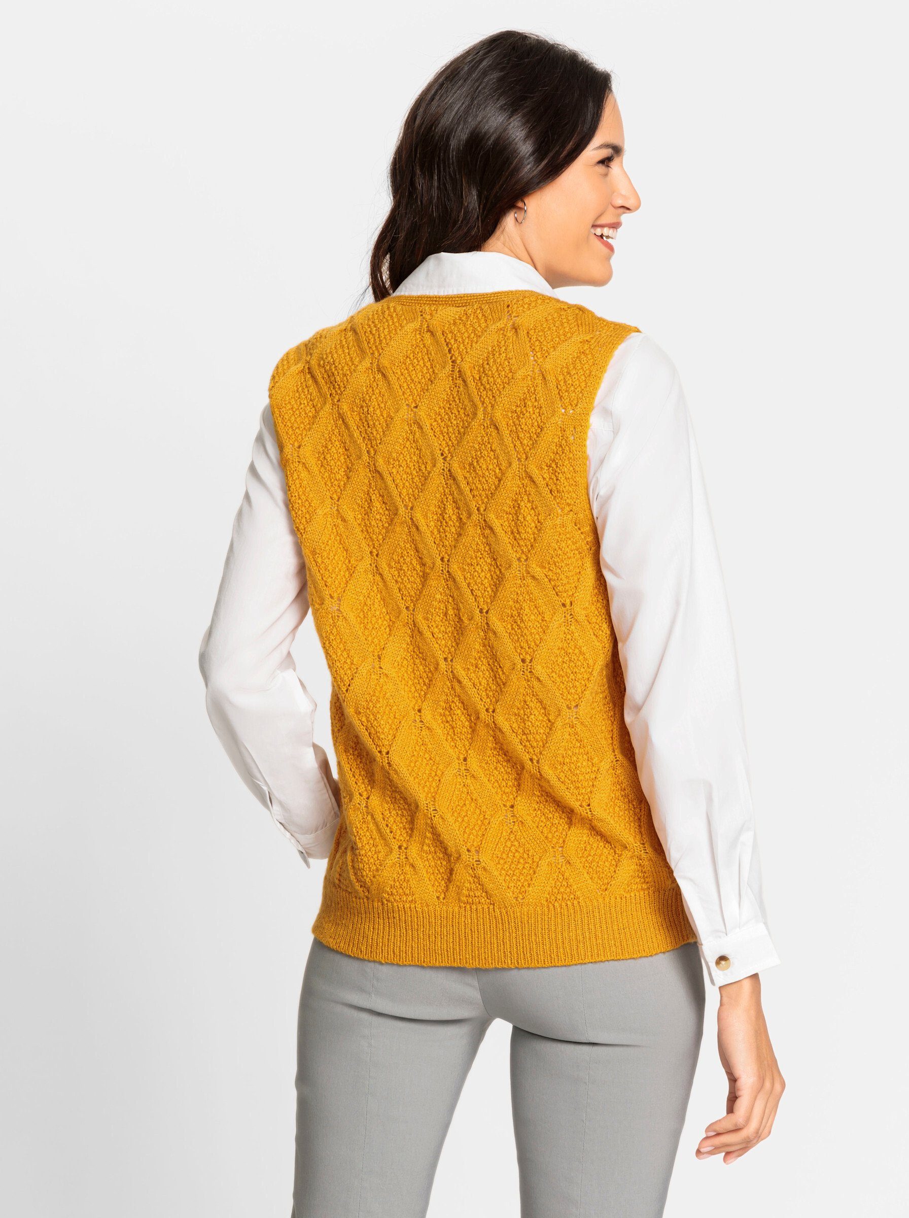 Witt Pullunder Pullunder Ärmellos Mustermix gestrickt günstig online kaufen