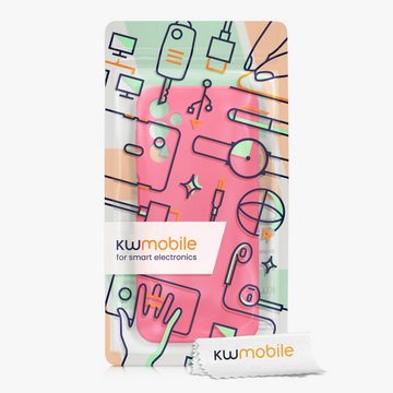 kwmobile Handyhülle Hülle für Samsung Galaxy A14 5G, Hülle Silikon gummiert - Handyhülle - Handy Case in Neon Pink