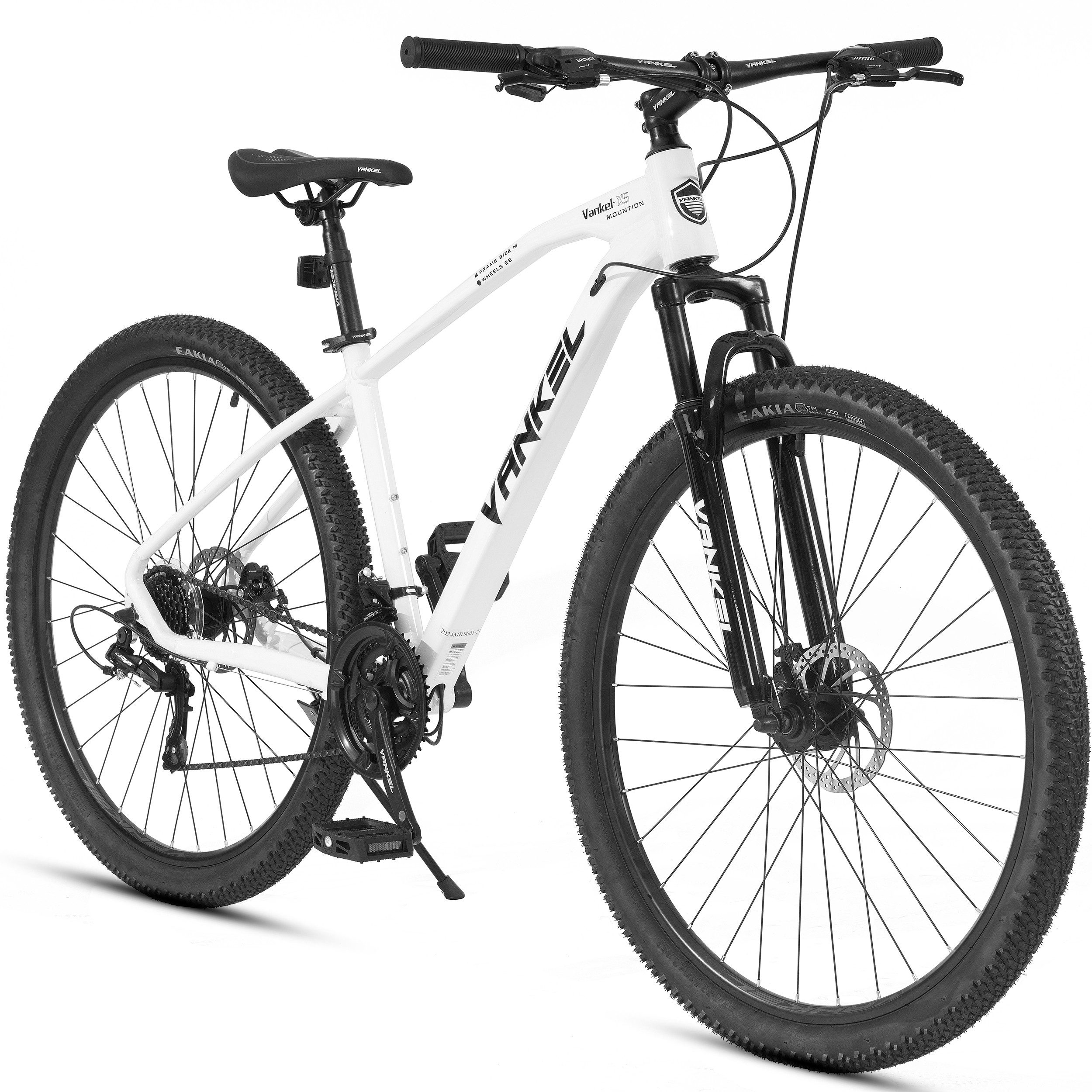 Vankel Mountainbike Shimano Schaltwerk, 29 Zoll MTB für Damen und Herren, 21 Gang Shimano, Hochwertiger Aluminium-Diamantrahmen, Scheibenbremse