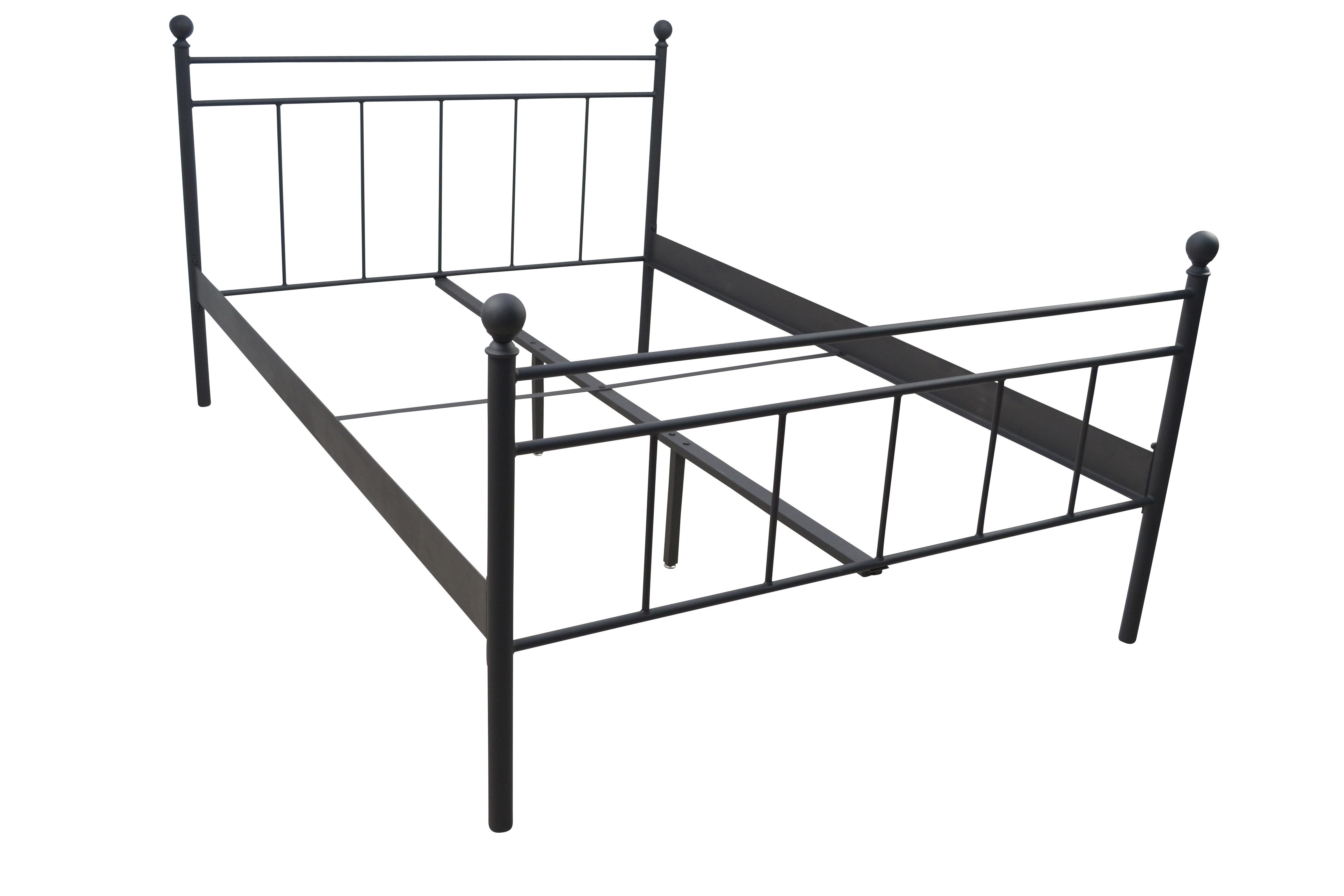 moebel-direkt-online Metallbett Anke Fb. schwarz (1-tlg), in drei Breiten günstig online kaufen