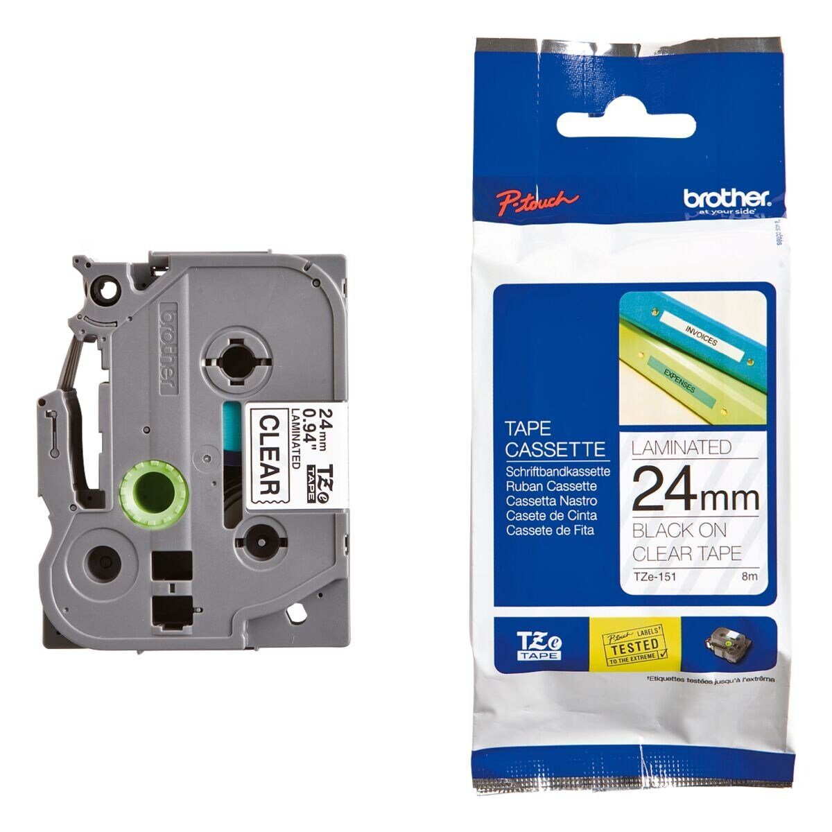 schwarz auf transparent