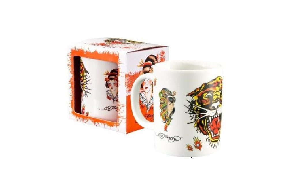 Ed Hardy Tasse Ed Hardy Tasse Kaffeetasse "Born Free" 25212, Porzellan