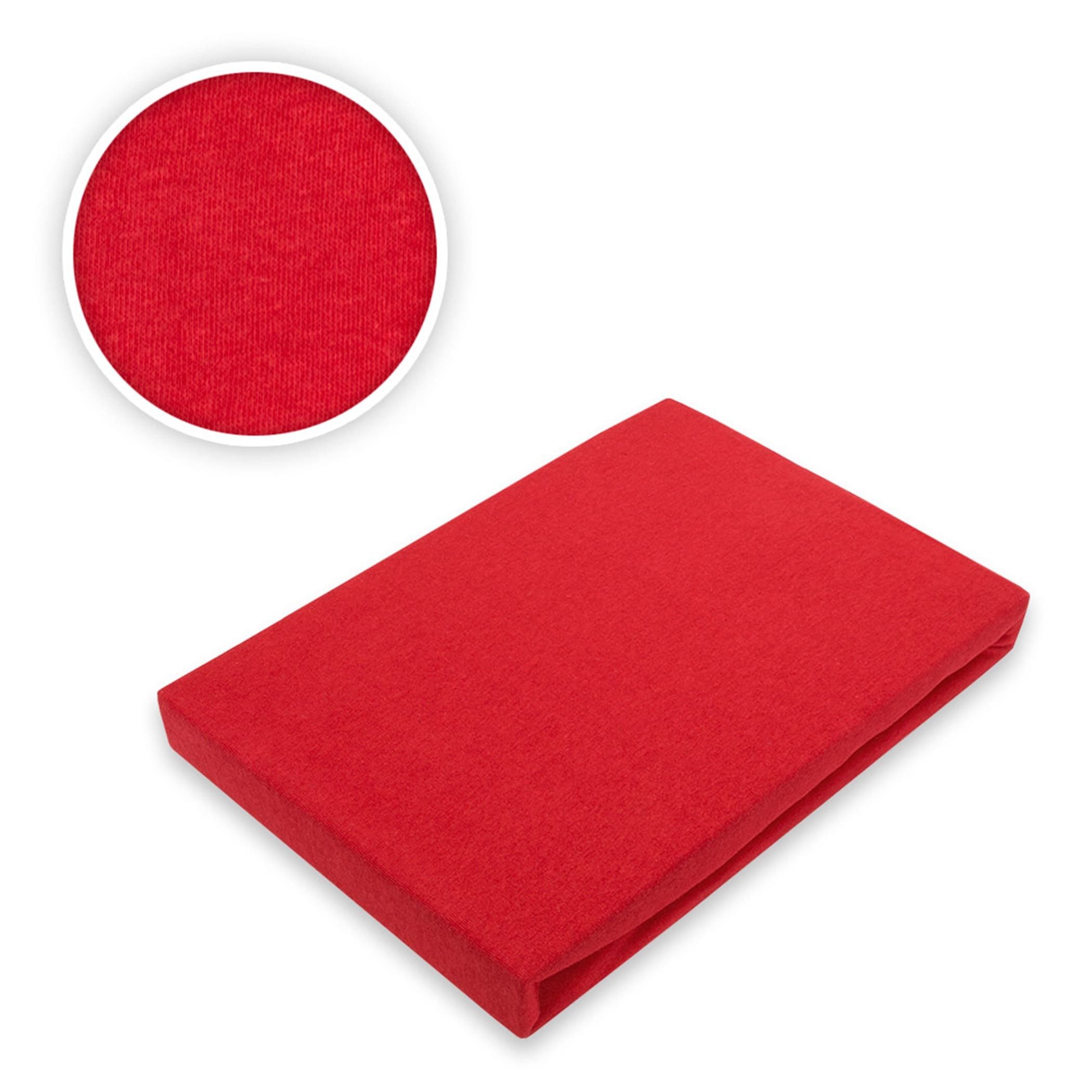 EXKLUSIV HEIMTEXTIL Spannbettlaken Marke Jersey Spannbettlaken Spannbetttuch Bettlaken Rundumgummizug, Jersey, Gummizug: rundum, (1 Stück), mit Rundumgummizug – Bild 3 von 5