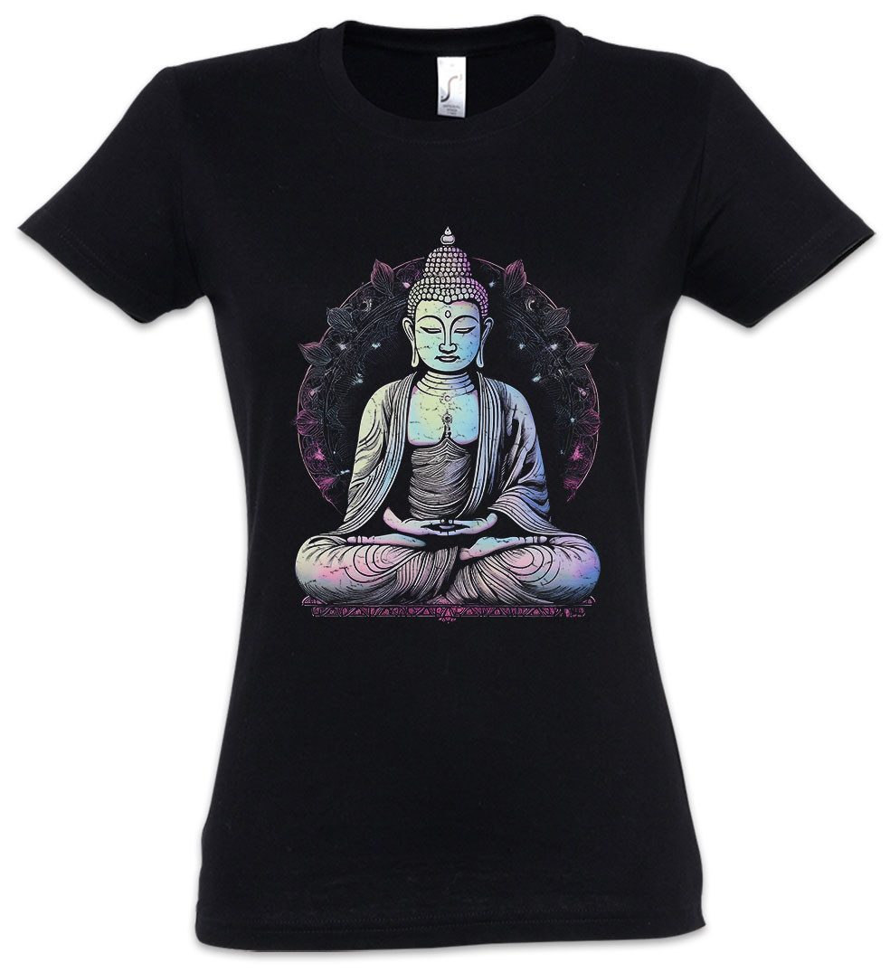 Urban Backwoods Print-Shirt Thai Buddha B Damen T-Shirt Thailand Thainländisch Muay Bankog (1-tlg) Buddhismus Govinda Siddartha Gotama
