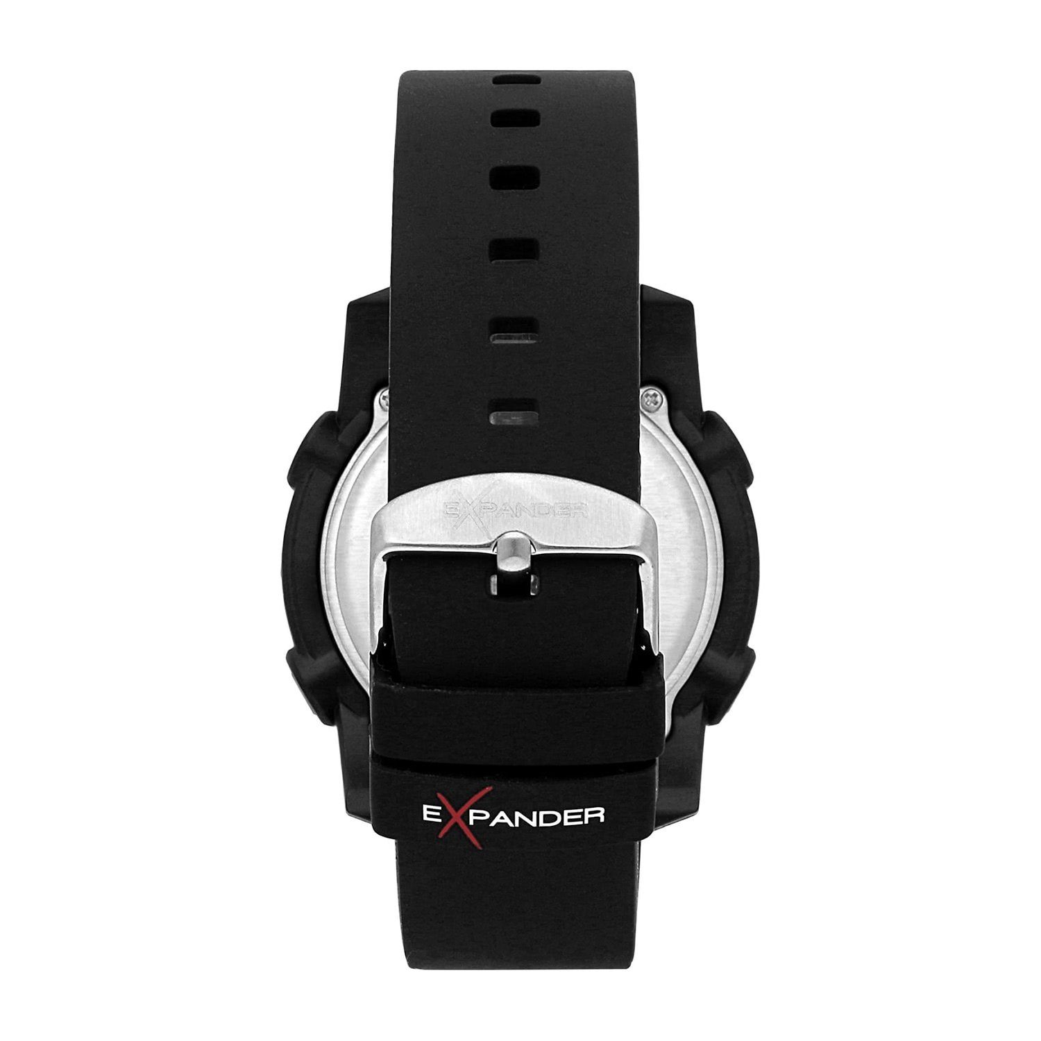 (ca. Silikonarmband Armbanduhr Sector Digital, Digitaluhr Armbanduhr Herren groß 46mm), Herren schwarz extra Sector rund,