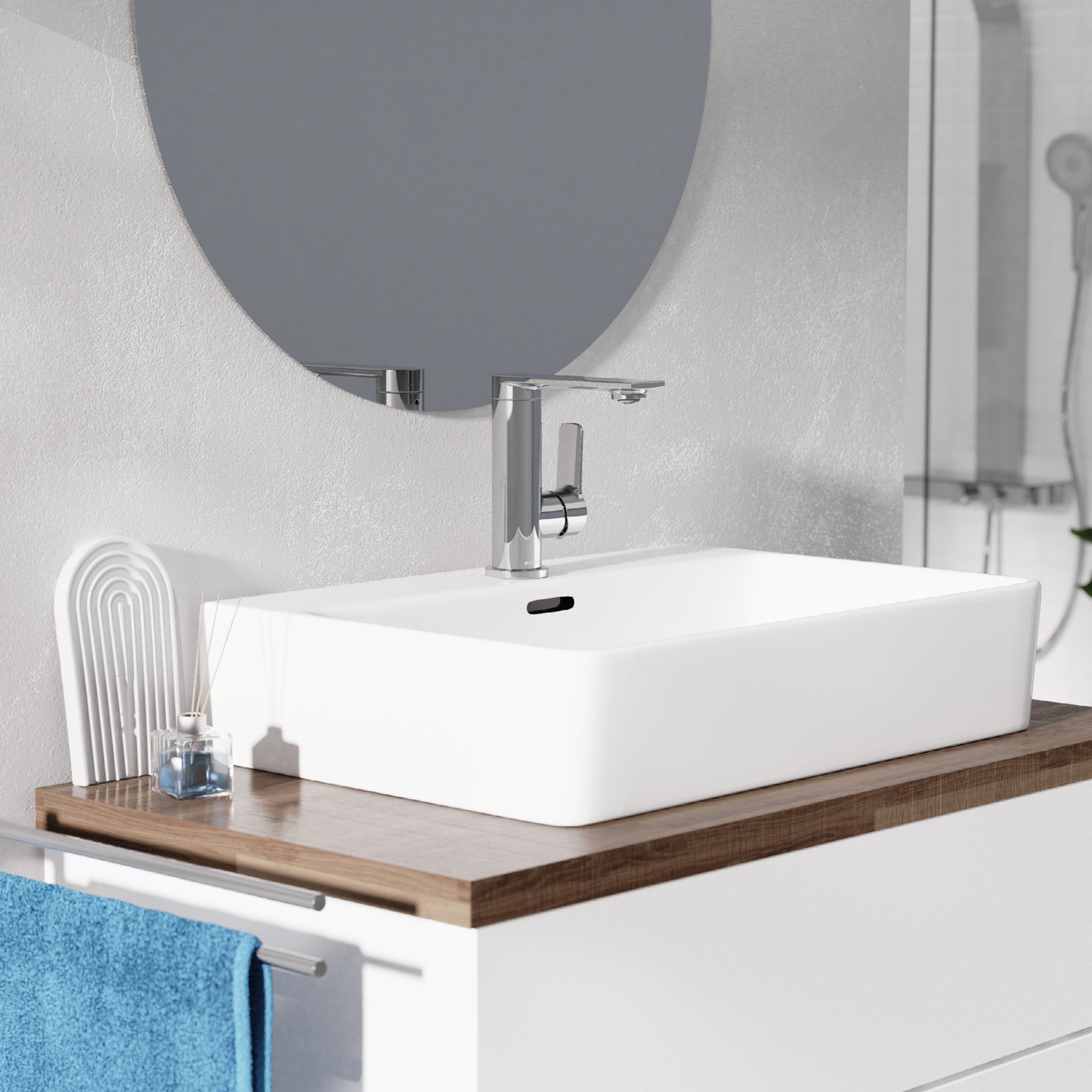 Schütte Waschtischarmatur ARIZONA Wasserhahn Ablaufgarnitur Exzenter Energi günstig online kaufen