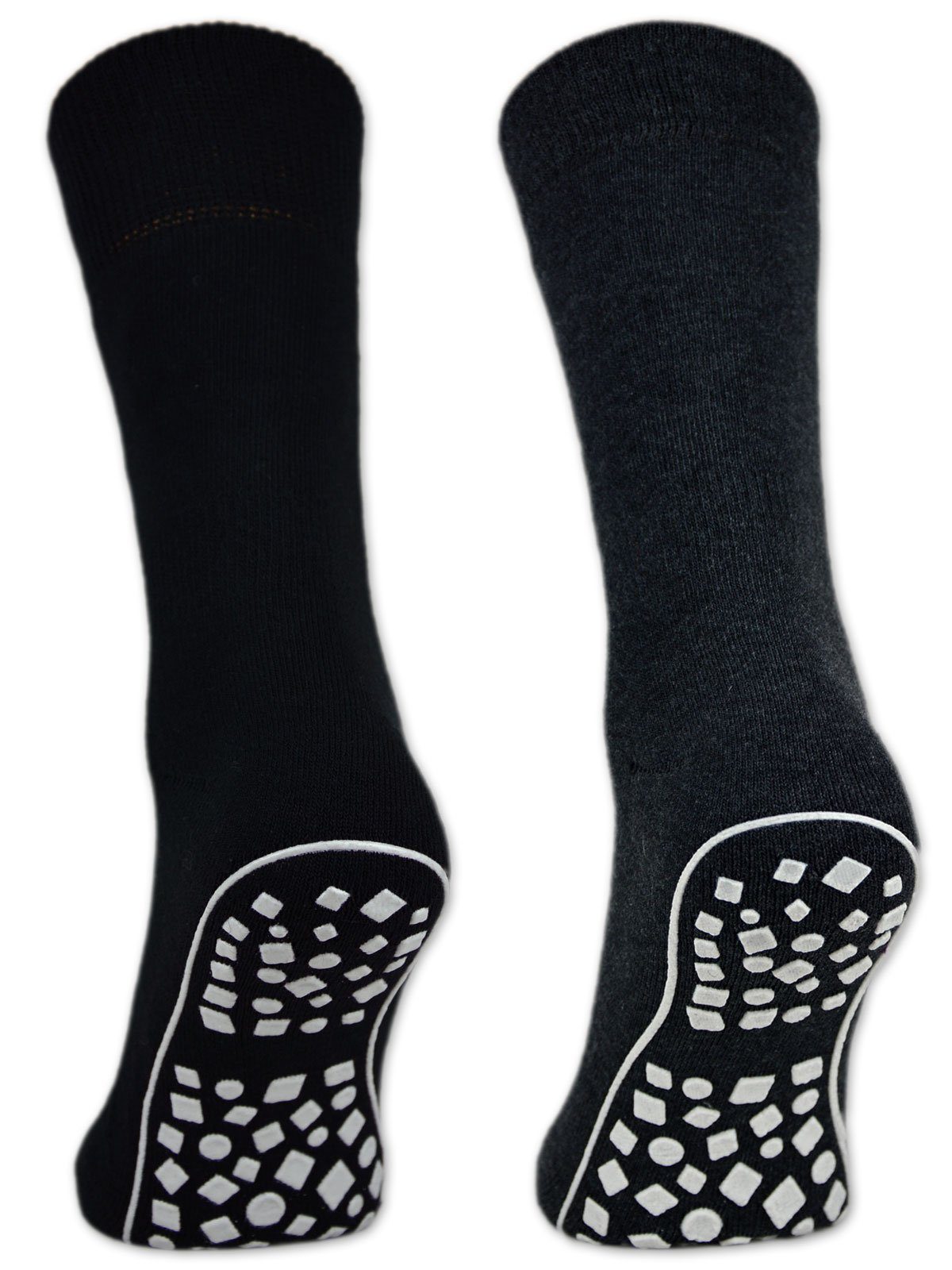 sockenkauf24 ABS-Socken »2, 4, 6 Paar Damen & Herren Anti Rutsch Socken  Baumwolle« (Schwarz, Blau, Grau, 2-Paar, 35-38) Stoppersocken Noppensocken  - 21395 online kaufen | OTTO
