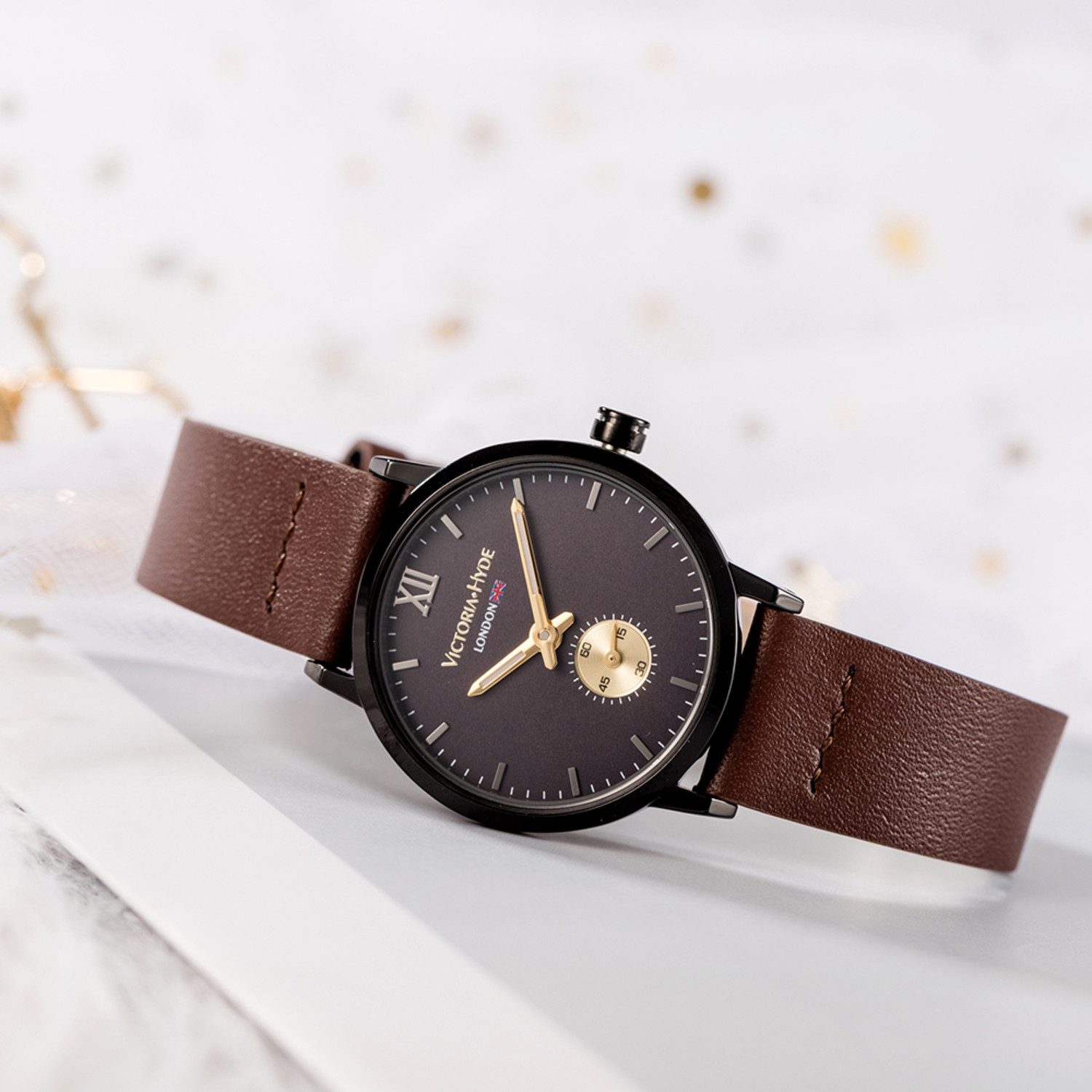 Victoria Hyde Quarzuhr Victoria Hyde London Eyes Damen Basic, Armbanduhr, Damenuhr Lederarmband, (1-tlg., Kein Set)