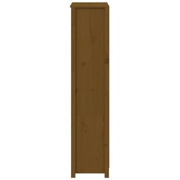 vidaXL Highboard Highboard Honigbraun 80x35x154 cm Massivholz Kiefer (1 St)
