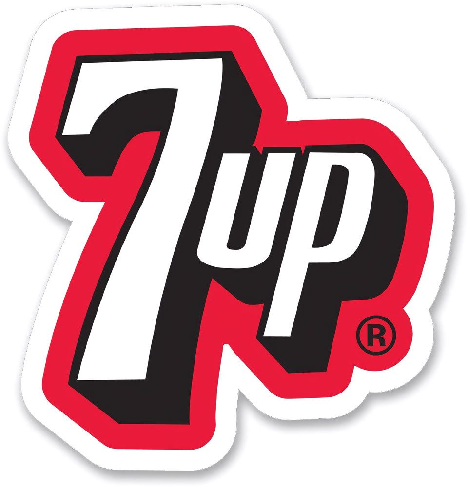 7Up Aufkleber Retro Logo Sticker