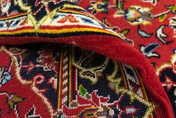 Wollteppich Keshan Teppich handgeknüpft rot, morgenland, rechteckig, Höhe: 8 mm