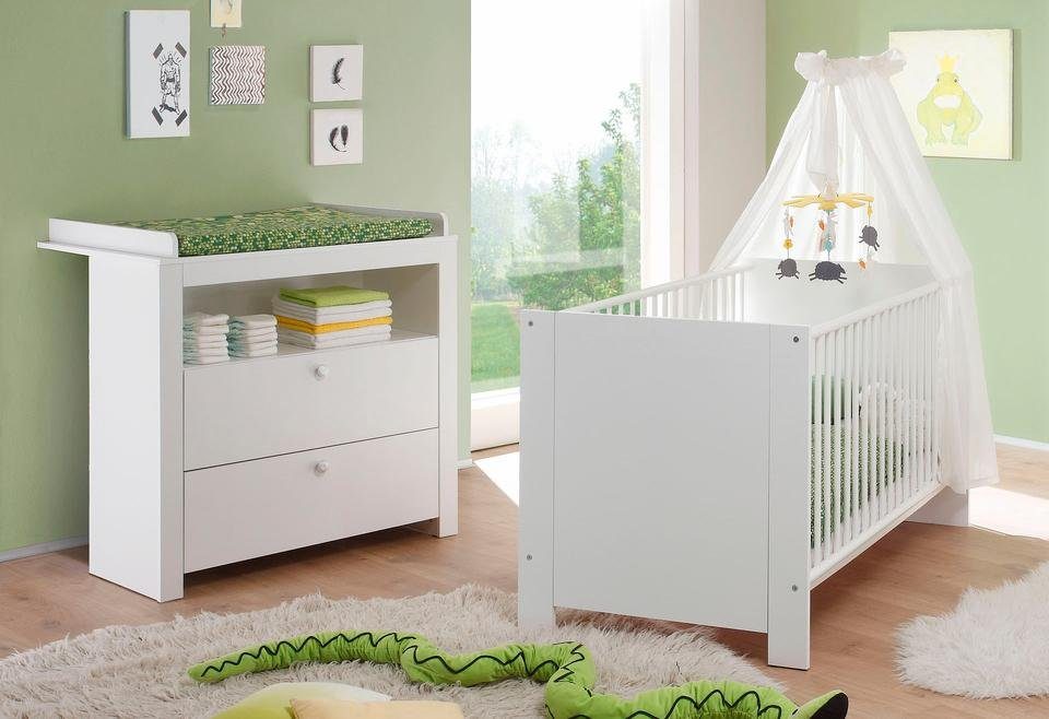 Deal + Zeit!, (Spar-Set, Wickelkommode Bett Babymöbel-Set Bett, trendteam Wickelkommode), Olivia, für 2-St., begrenzte