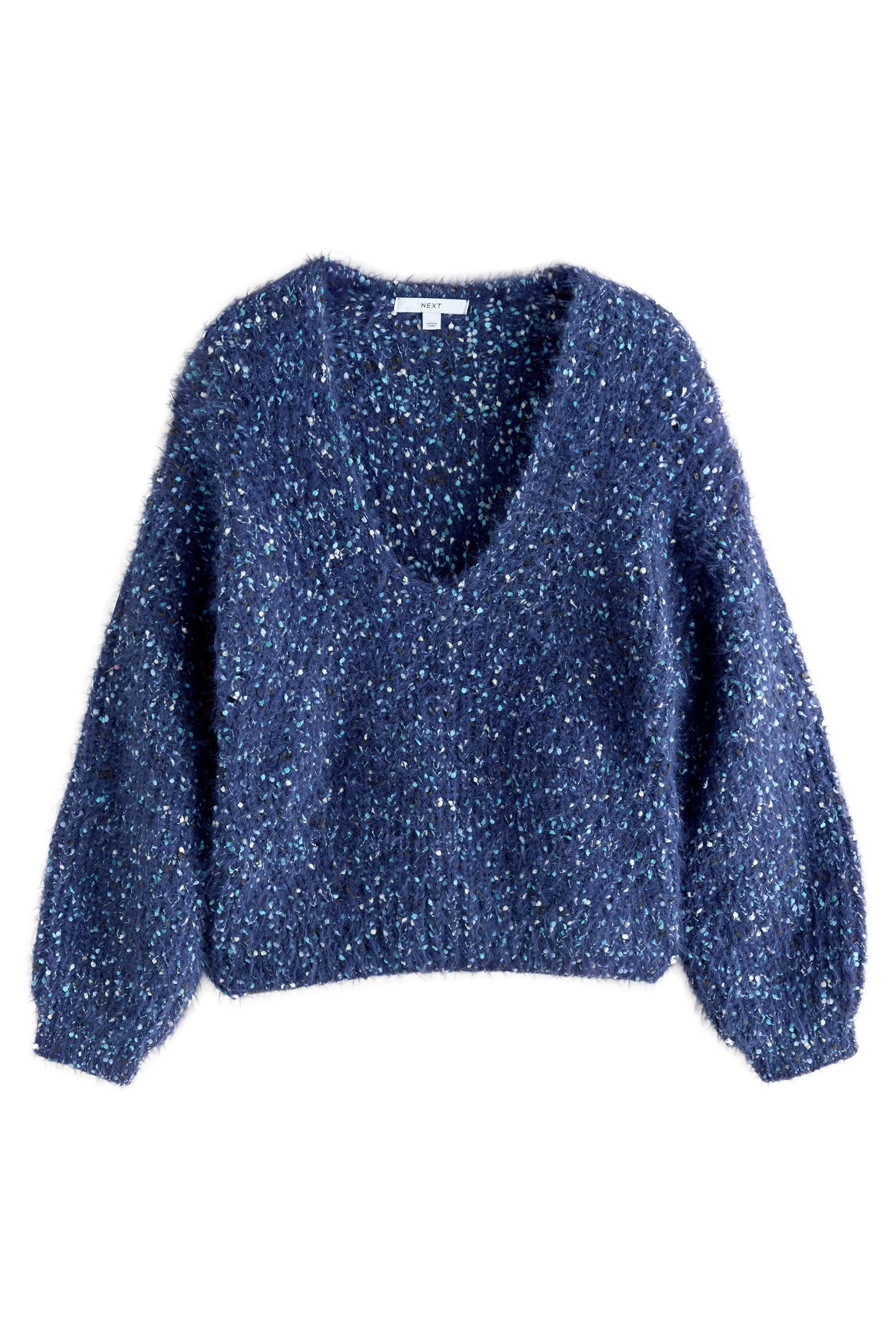 Next V-Ausschnitt-Pullover Strukturierter Strickpullover mit V-Ausschnitt ( günstig online kaufen