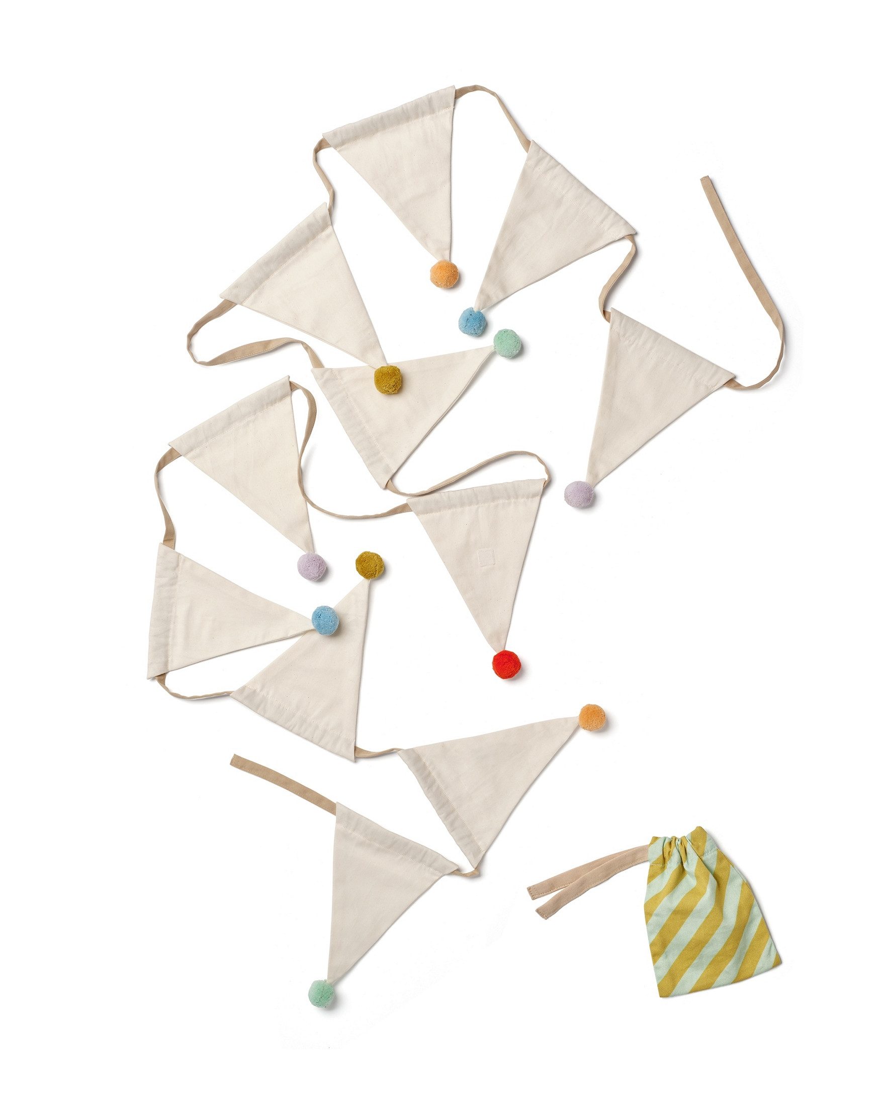 Kids Concept Wimpelkette Kids Concept Girlande Pom Pom - 300x2x17cm