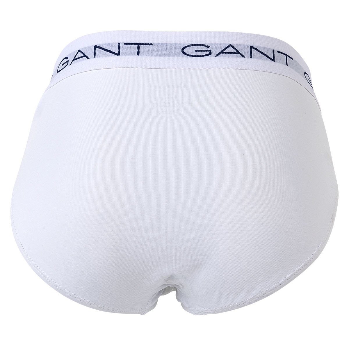 Grau Pack Slip Gant Cotton Briefs, 3er - Slips, Herren Stretch