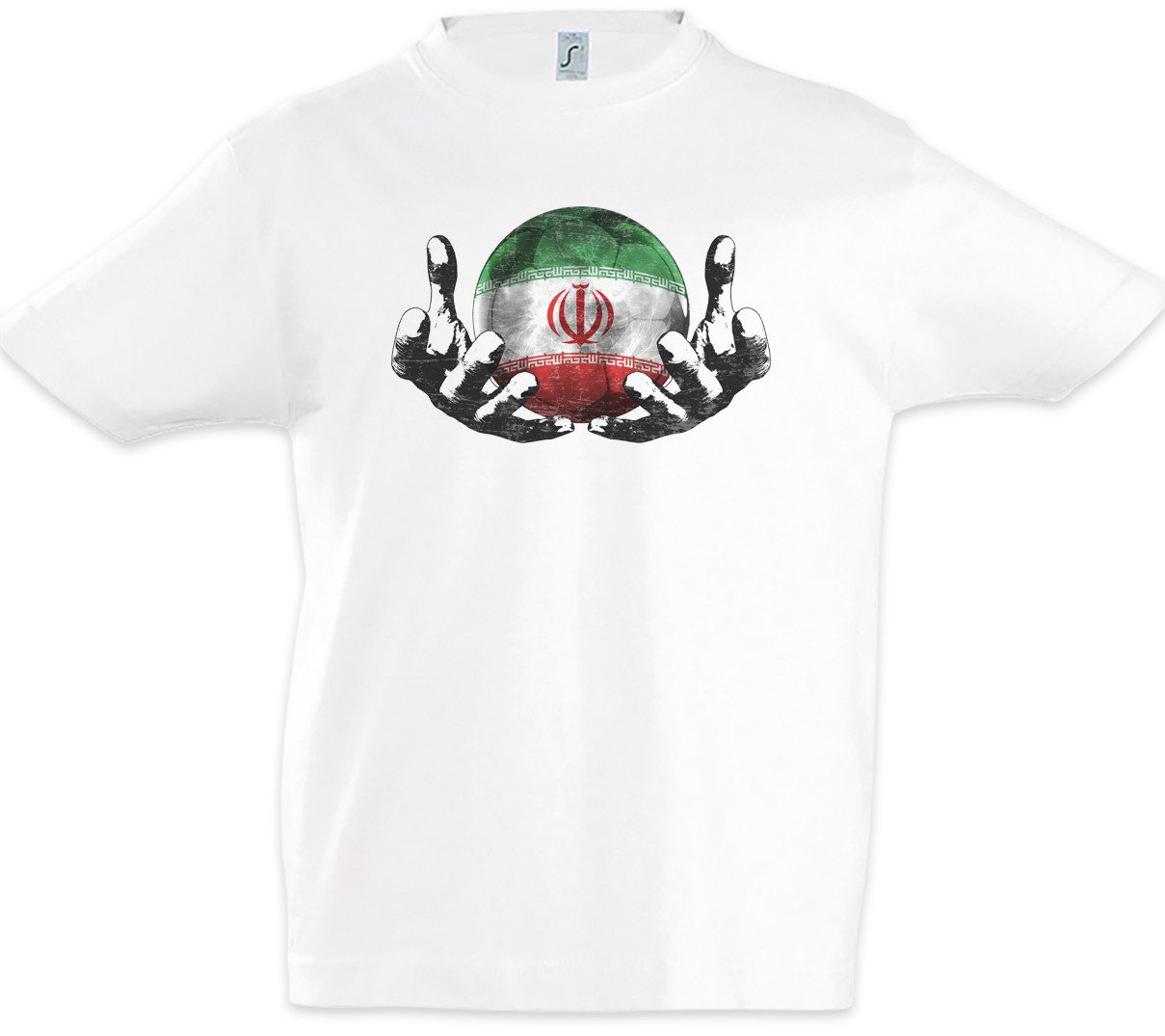 Print-Shirt Iran Football Magic Ball Kinder T-Shirt Persien Iranisch Iranische