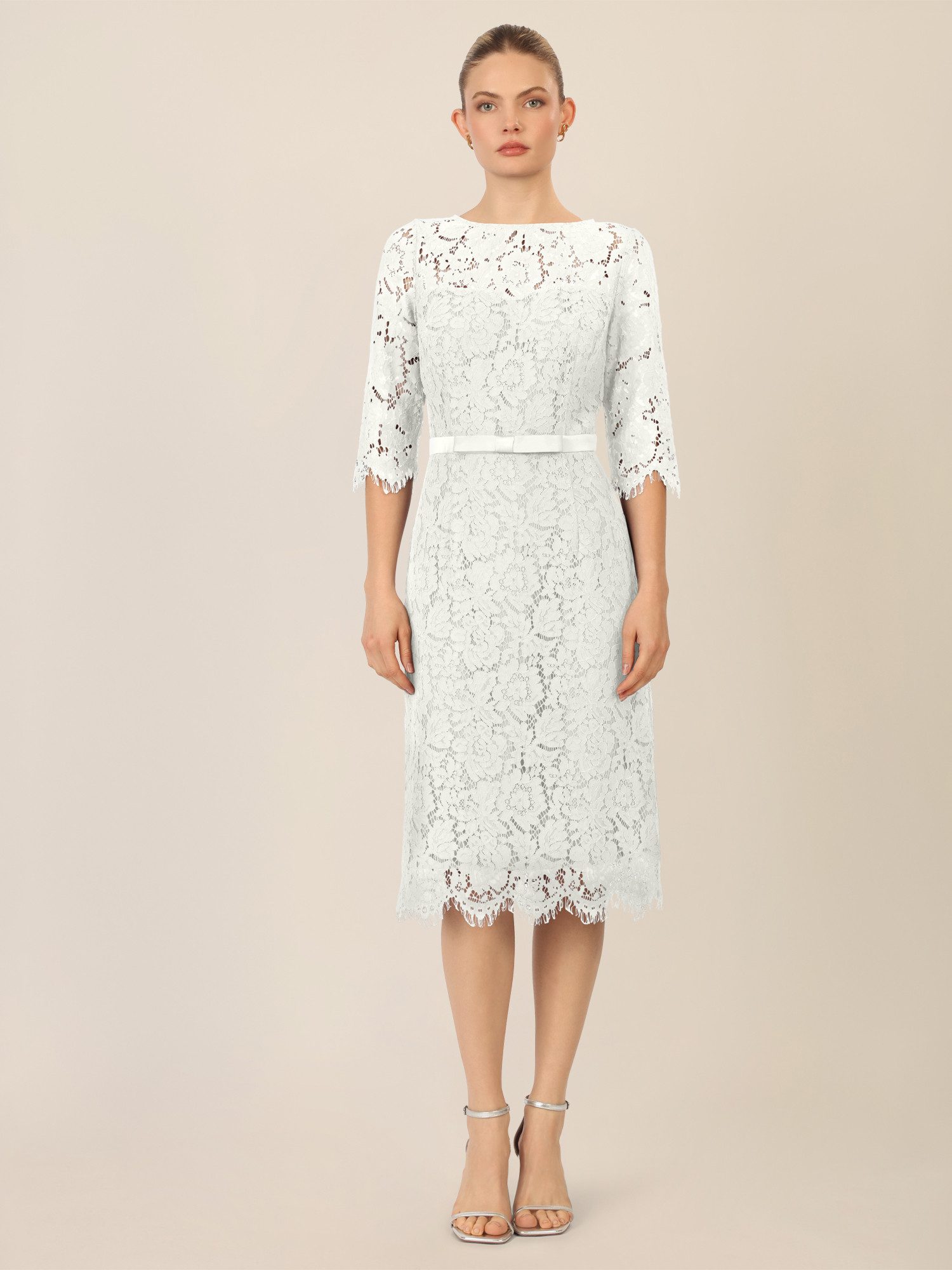 Apart Abendkleid mit Schleifen-Gürtel günstig online kaufen