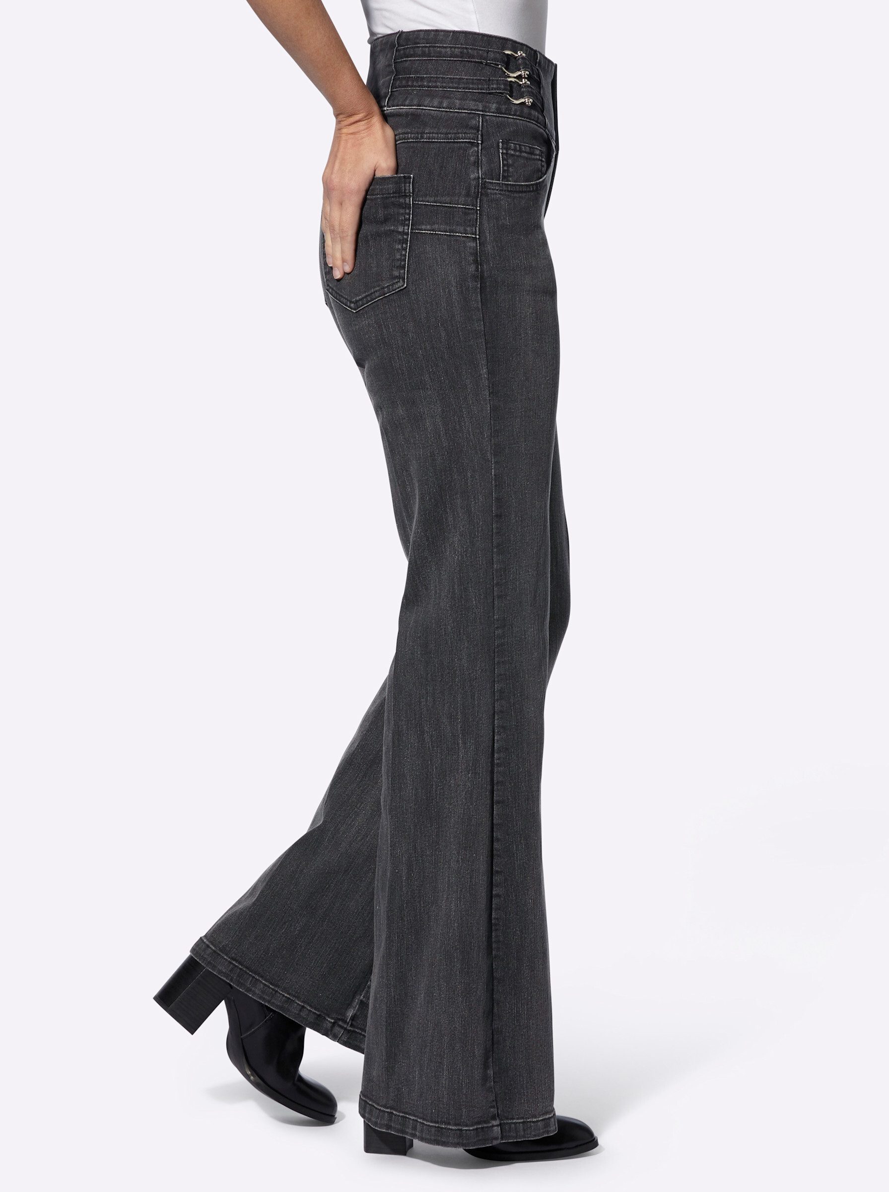heine Bequeme Jeans Bootcut-Jeans günstig online kaufen