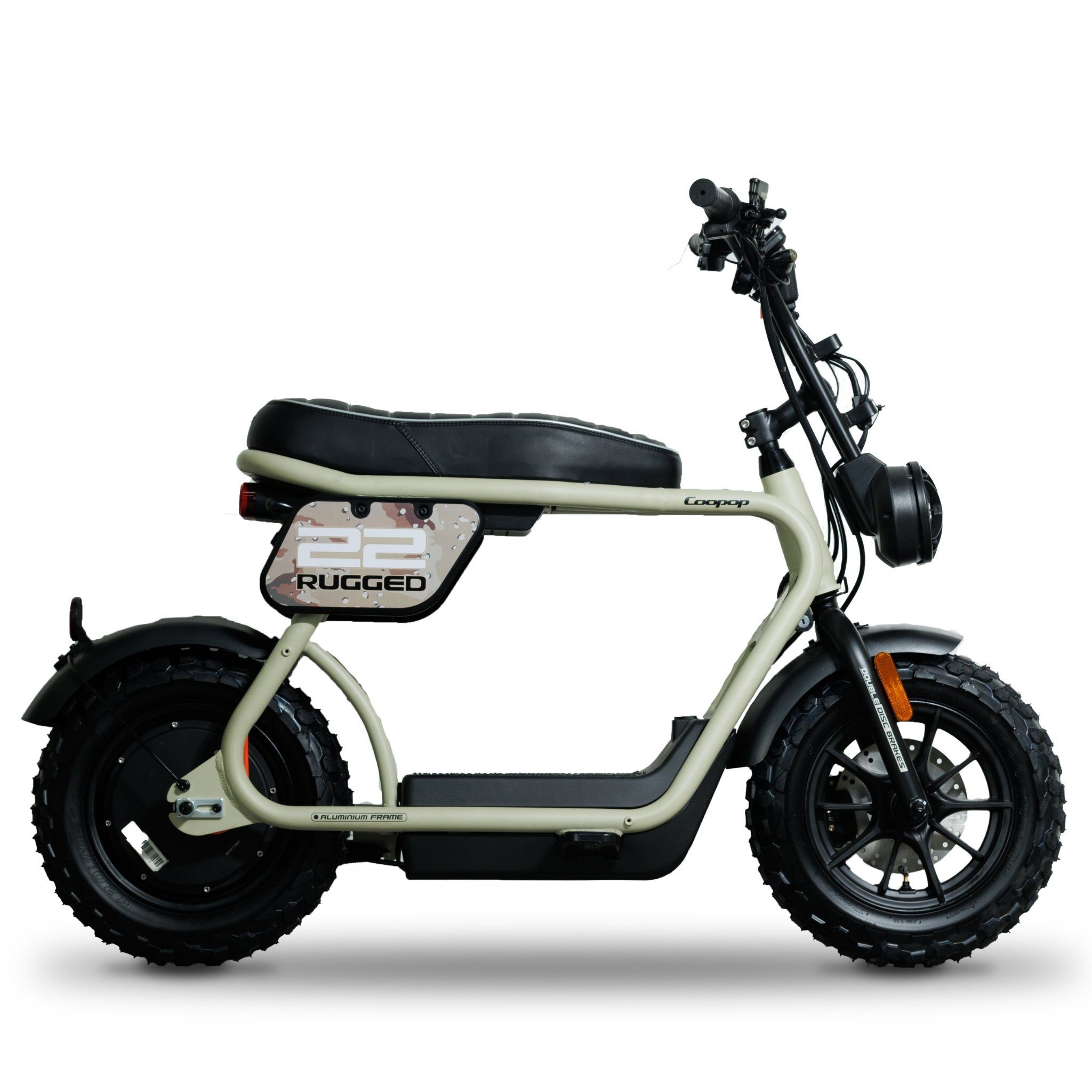 Stingray Motors E-Motorroller Elektroroller Coopop Monkey, 2000,00 Petrol W, 45 km/h
