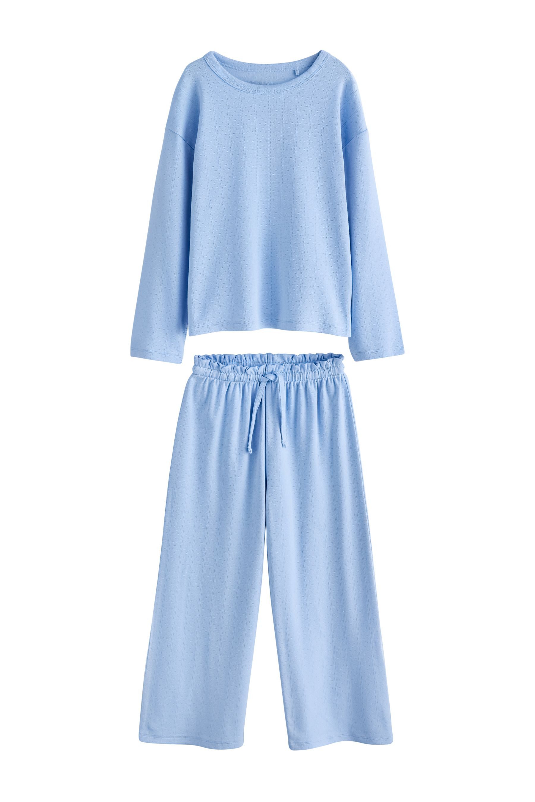 Next Pyjama Schlafanzug mit Lochstickerei, 1er-Pack (2 tlg)