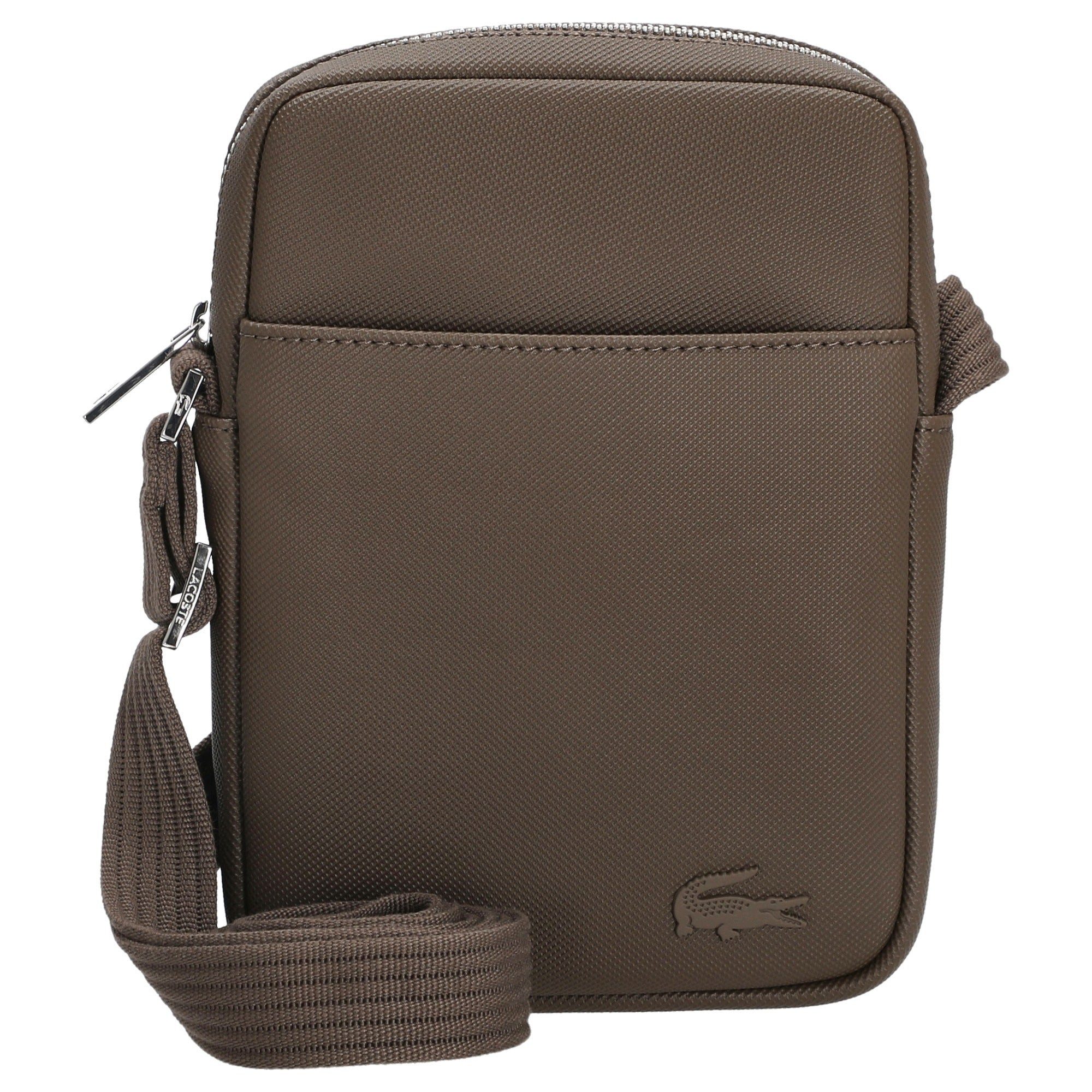 Lacoste Umhängetasche Men's Classic Slim vertical Camera Bag - Umhängetasche 21 cm (morel)