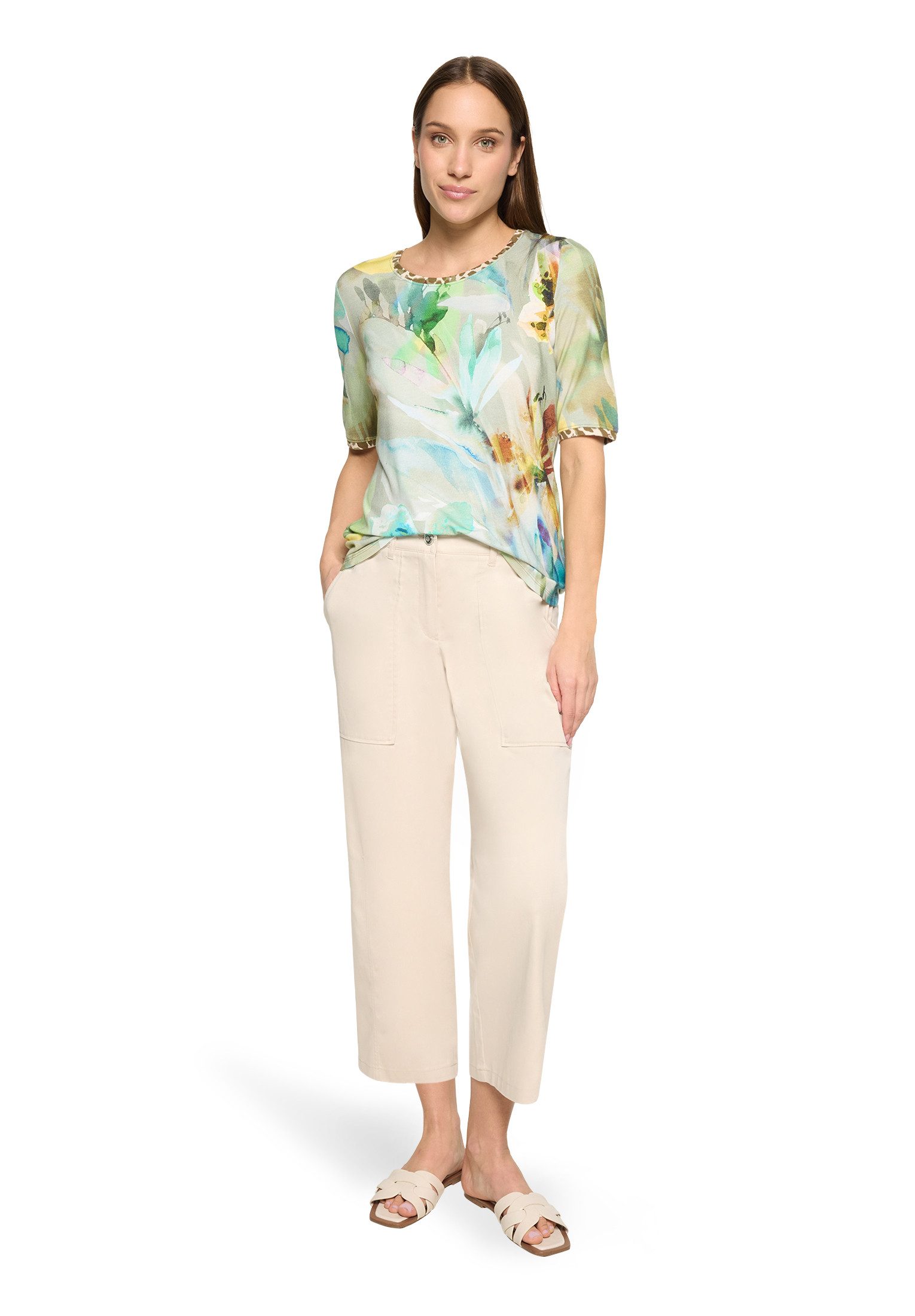 Betty Barclay Kurzarmshirt Damen mit Rundhalsausschnitt (1-tlg)